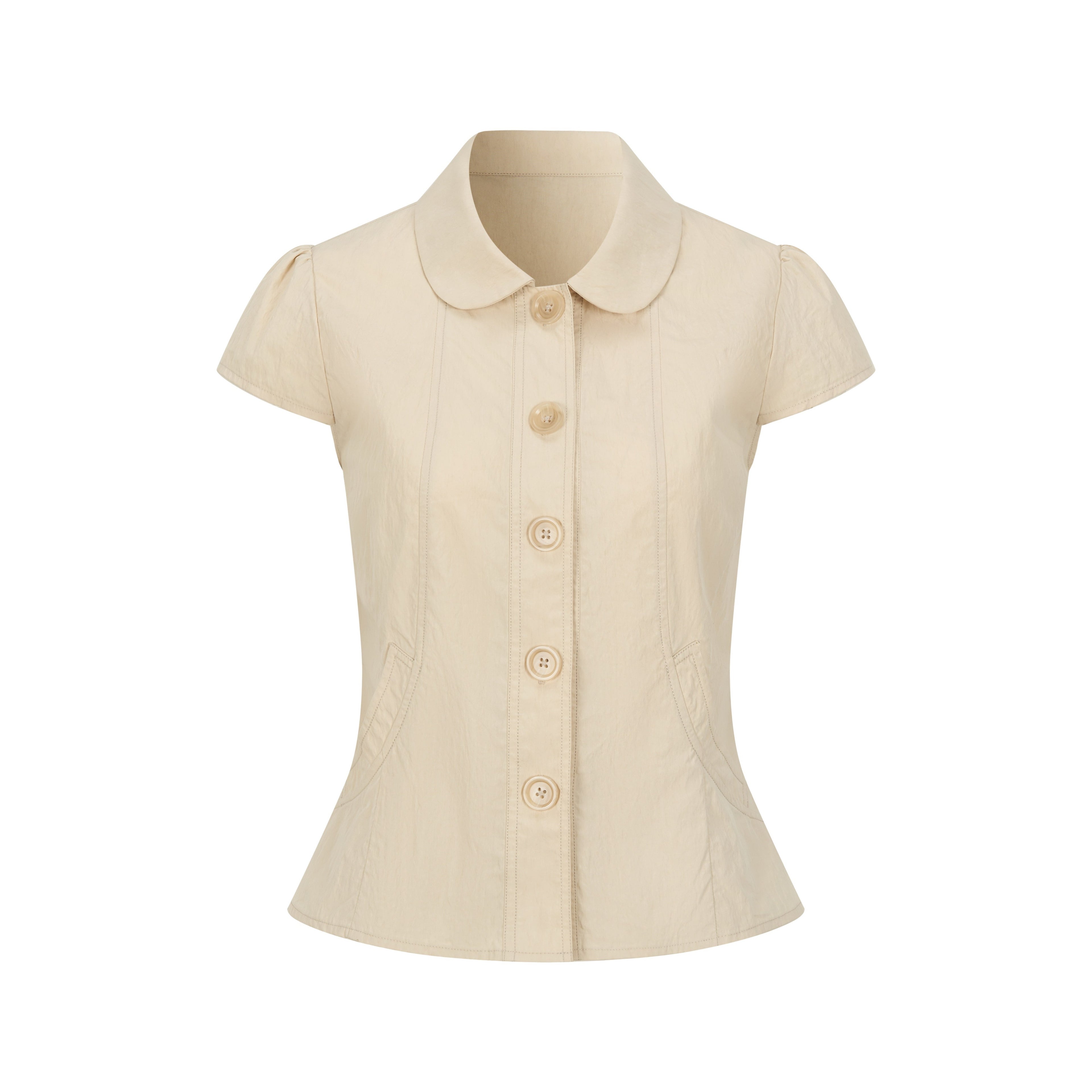 Dorydory_Doll_Collar_Button_Front_Slim_Fit_Women&