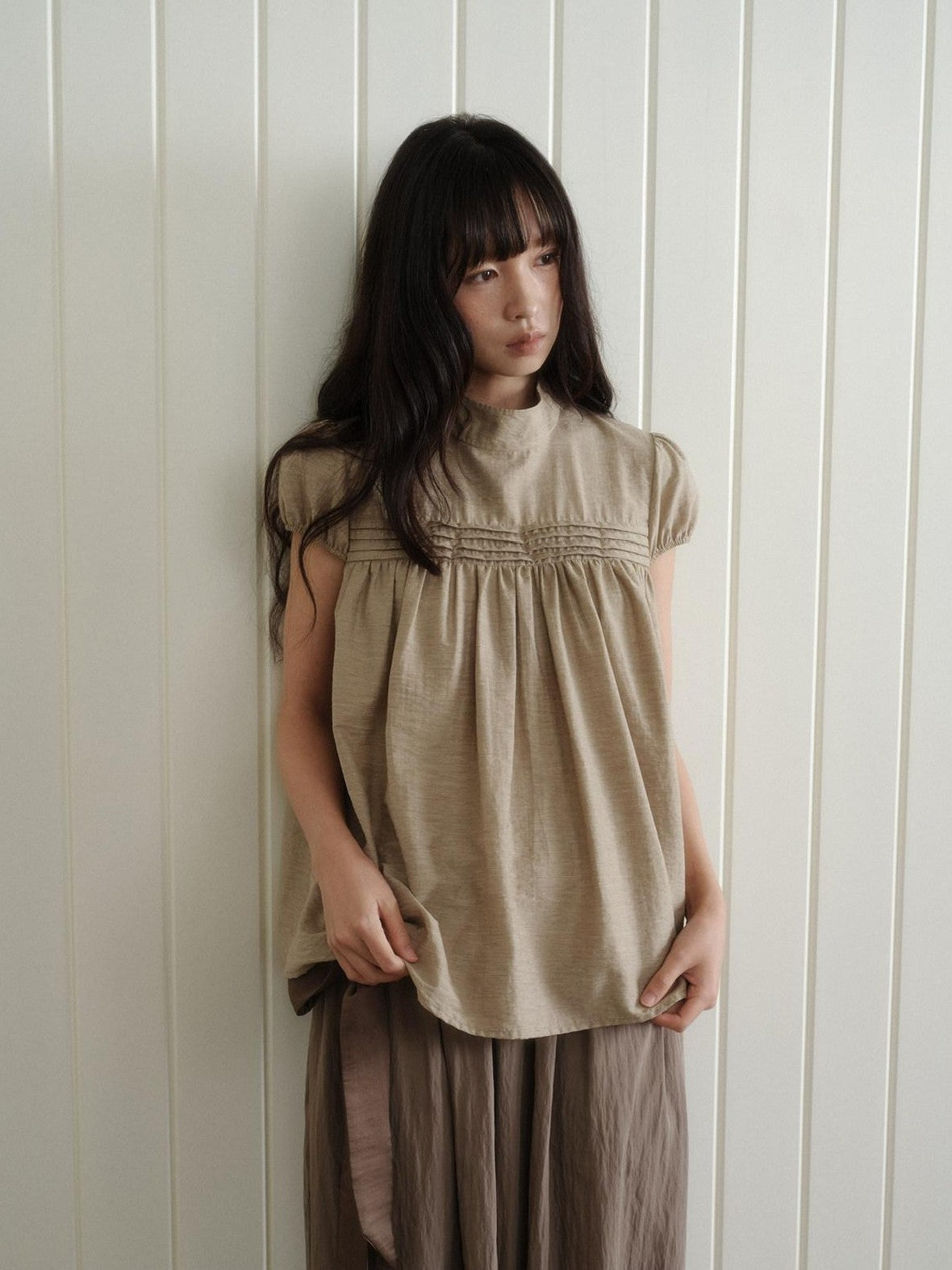 Dorydory Doll Collar Puff Sleeve Loose Women&