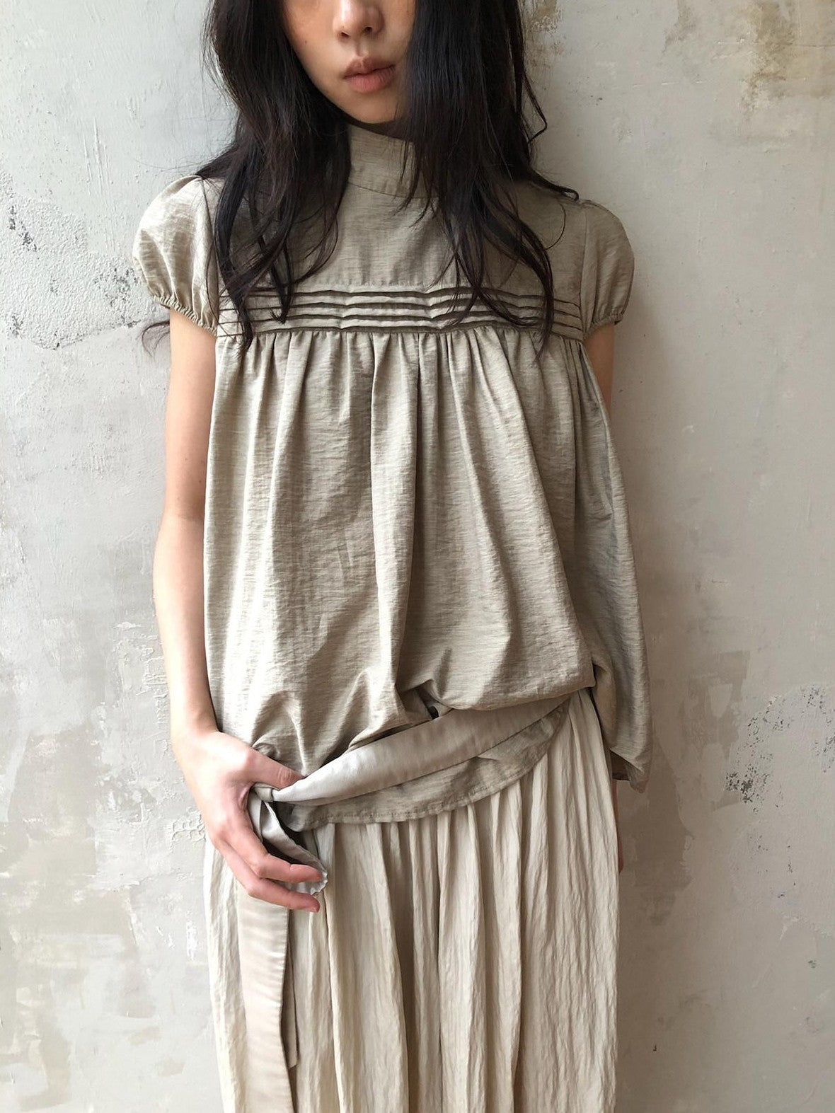 Dorydory Doll Collar Puff Sleeve Loose Women&