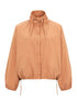 Dory Dory Pink Orange High Neck Ribbon Jacket