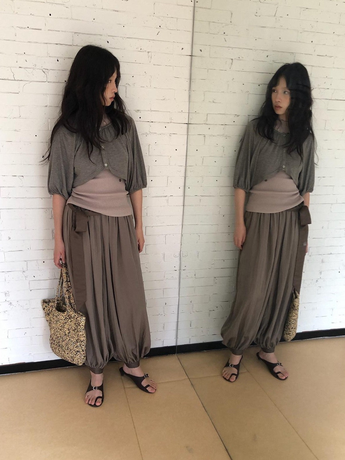 Dorydory Drapey Loose Drawstring Lantern Women&