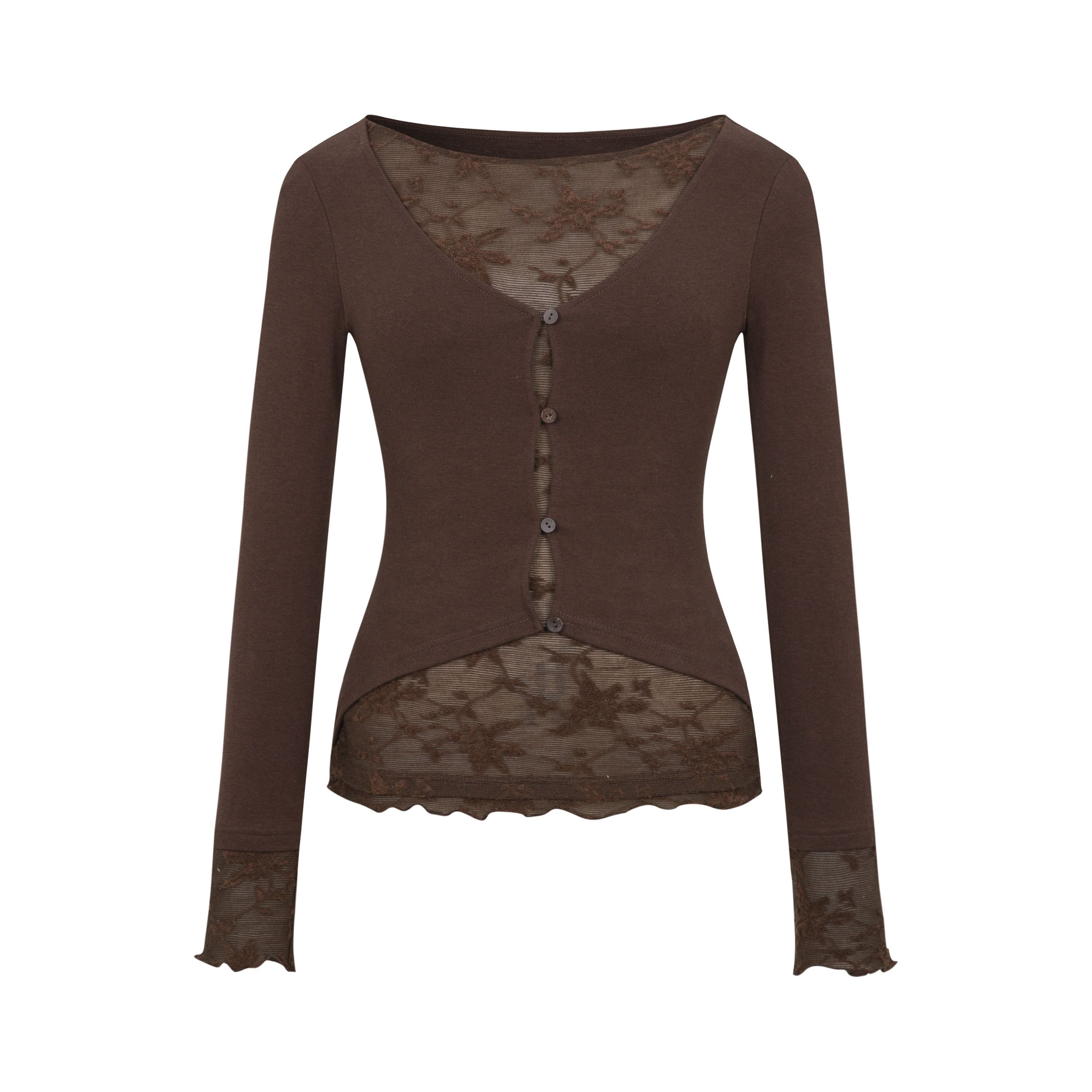 Dorydory_Lace_Faux_Two_Piece_V-neck_Vintage_Women&