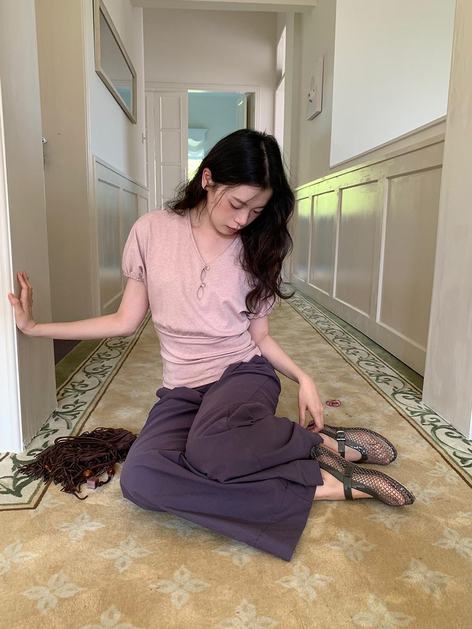 Dorydory Lightweight Flowy Wide Leg Palazzo Pants