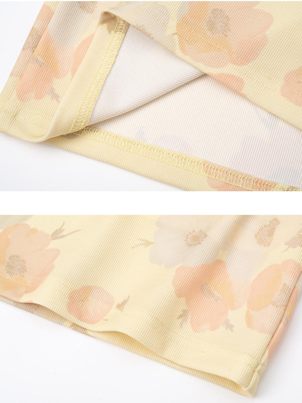 Dorydory Milky Yellow New Chinese Style Floral Stand Collar Women&