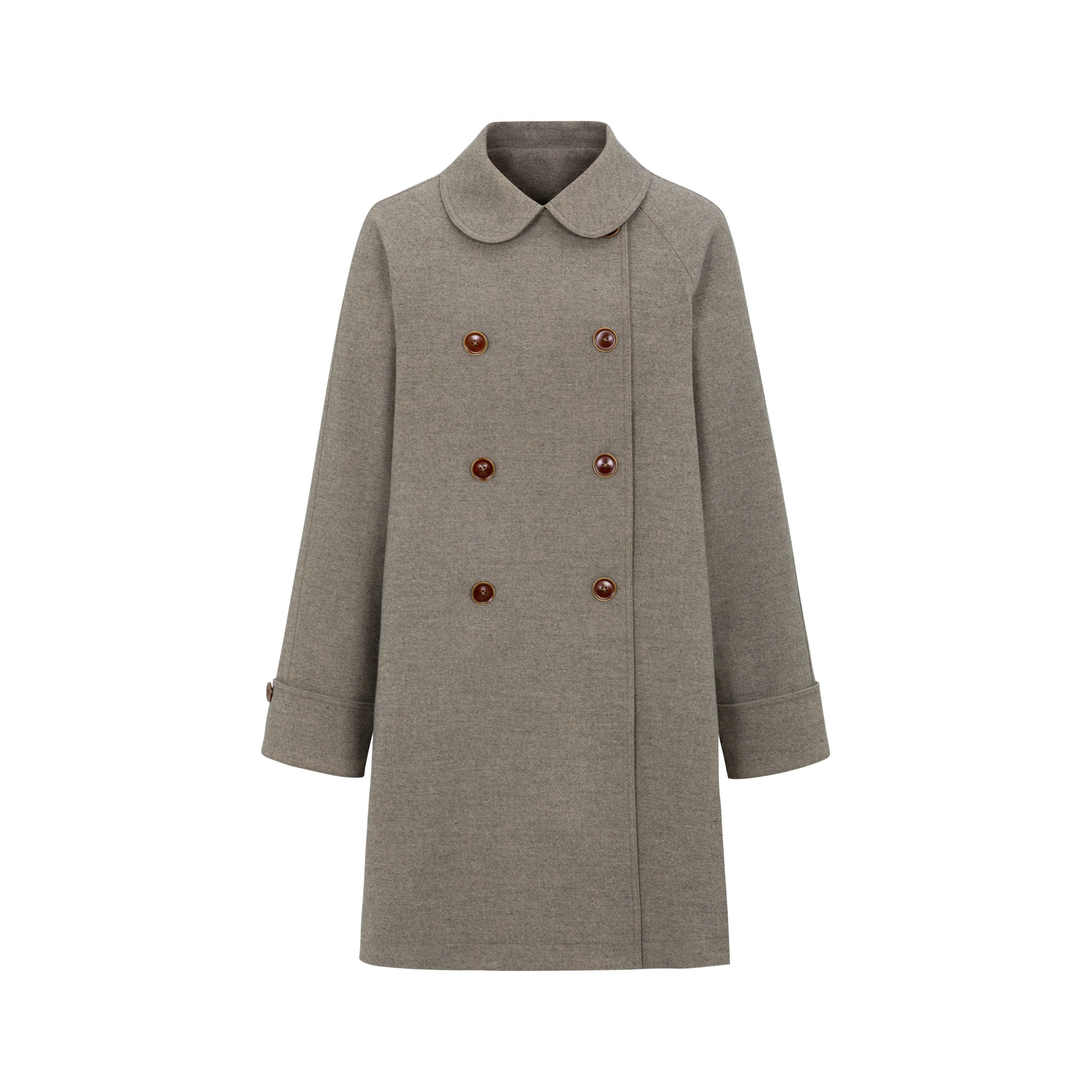 Dorydory_Petite_Peter_Pan_Collar_Double_Breasted_Vintage_Women&