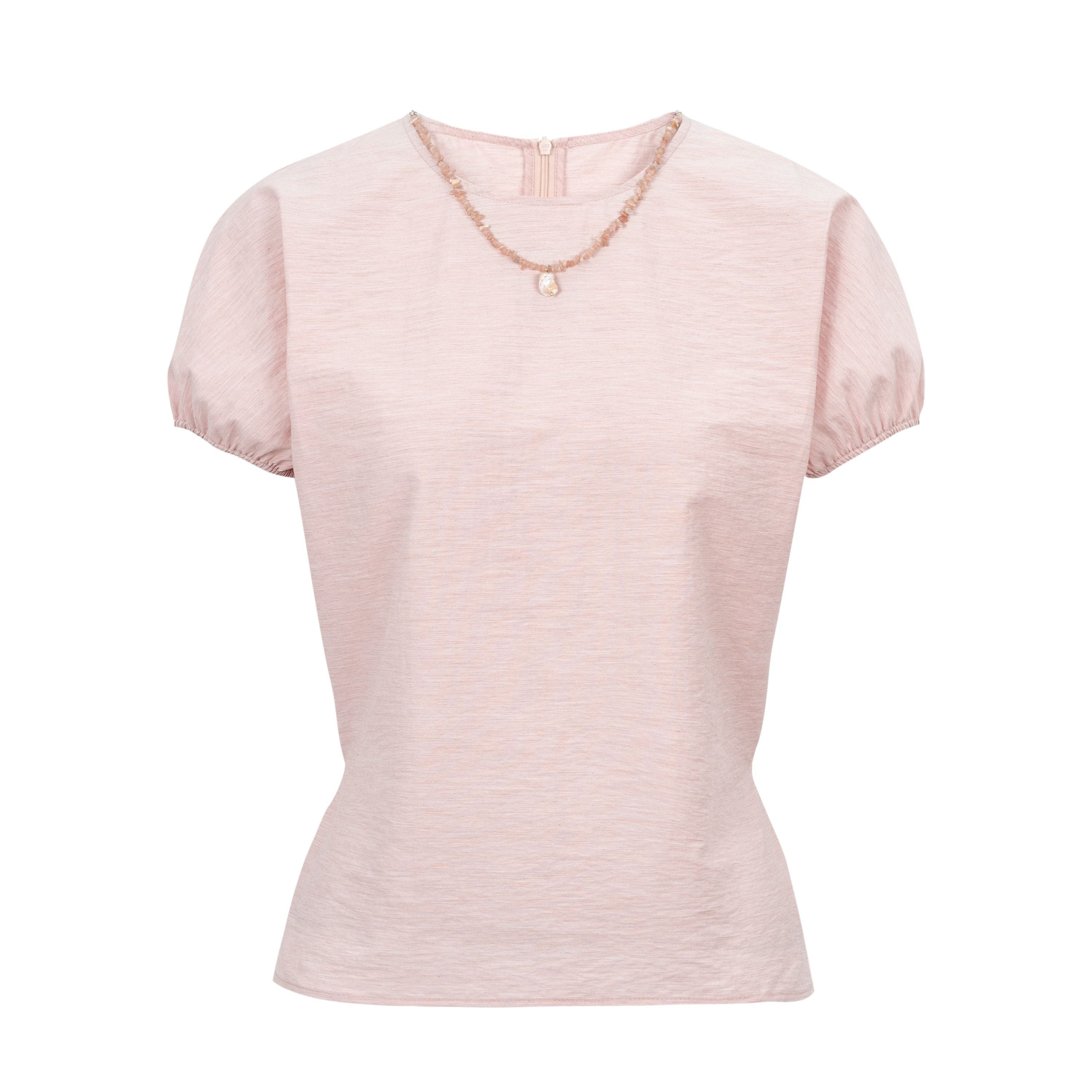 Dorydory_Pink_Puff_Sleeve_Shell_Pendant_Women&