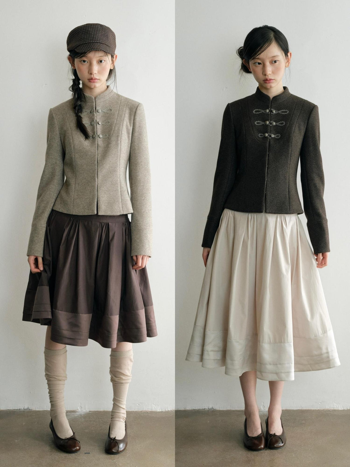 Dorydory Pleated A Line Spliced Women&