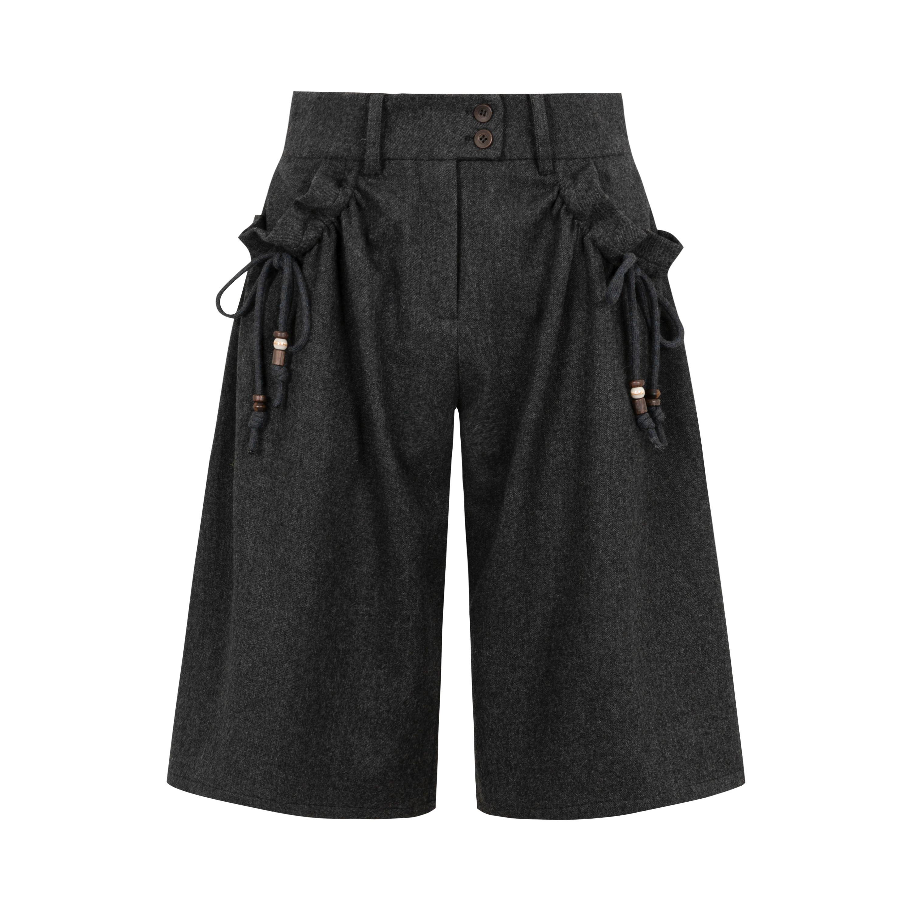 Dorydory_Ruffle_Hem_Drawstring_Loose_Mid_Low_Waist_Women&
