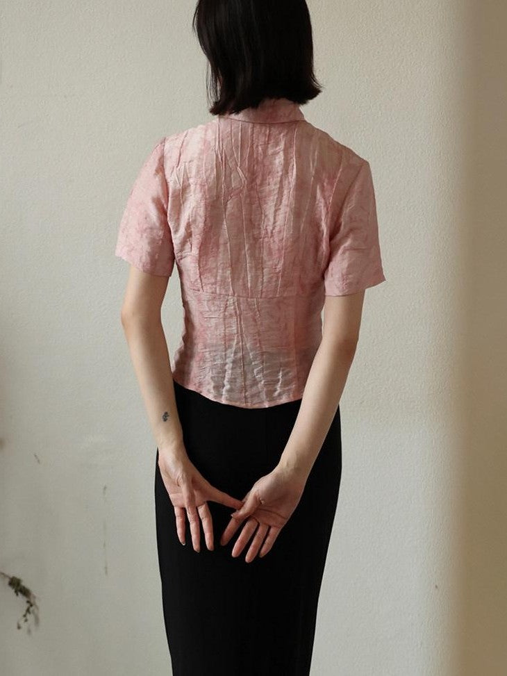 Dorydory Slim Chinese Style Cinched Waist Women&