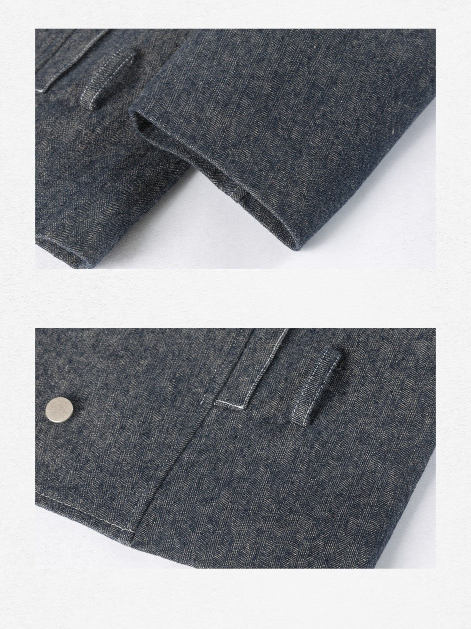 Dorydory Solid Color Double Breasted Linen Cotton Women&