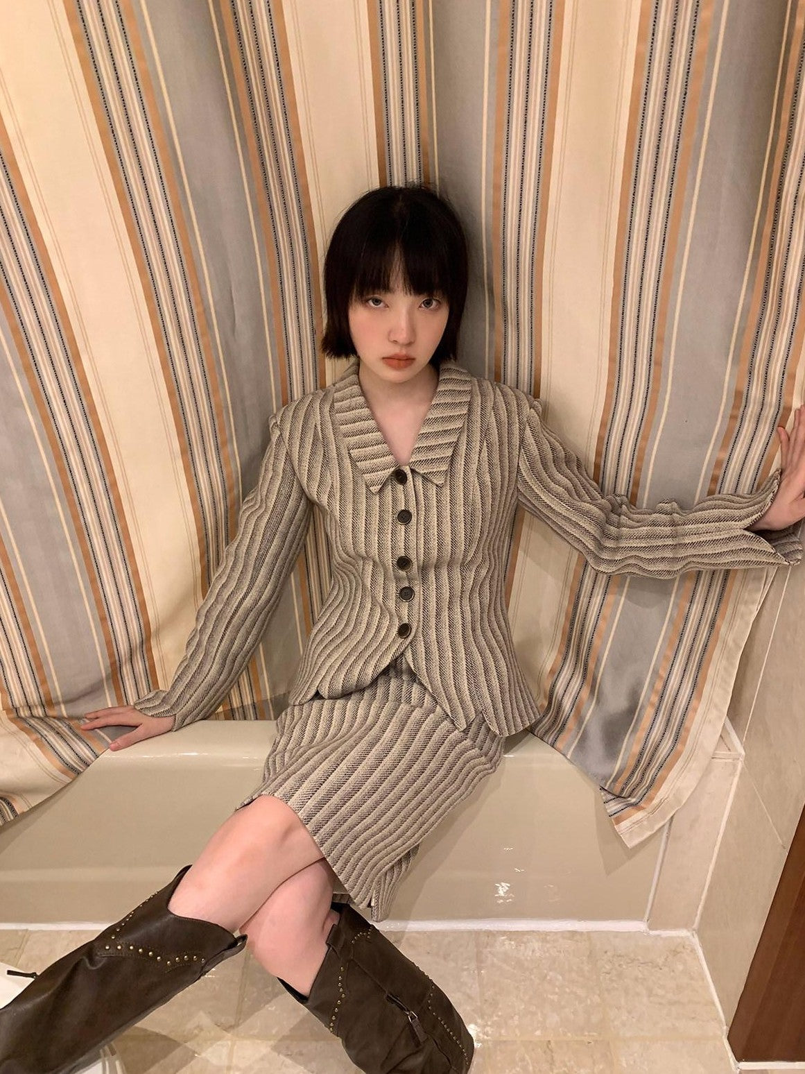 Dorydory Striped Relaxed Two Piece Women&