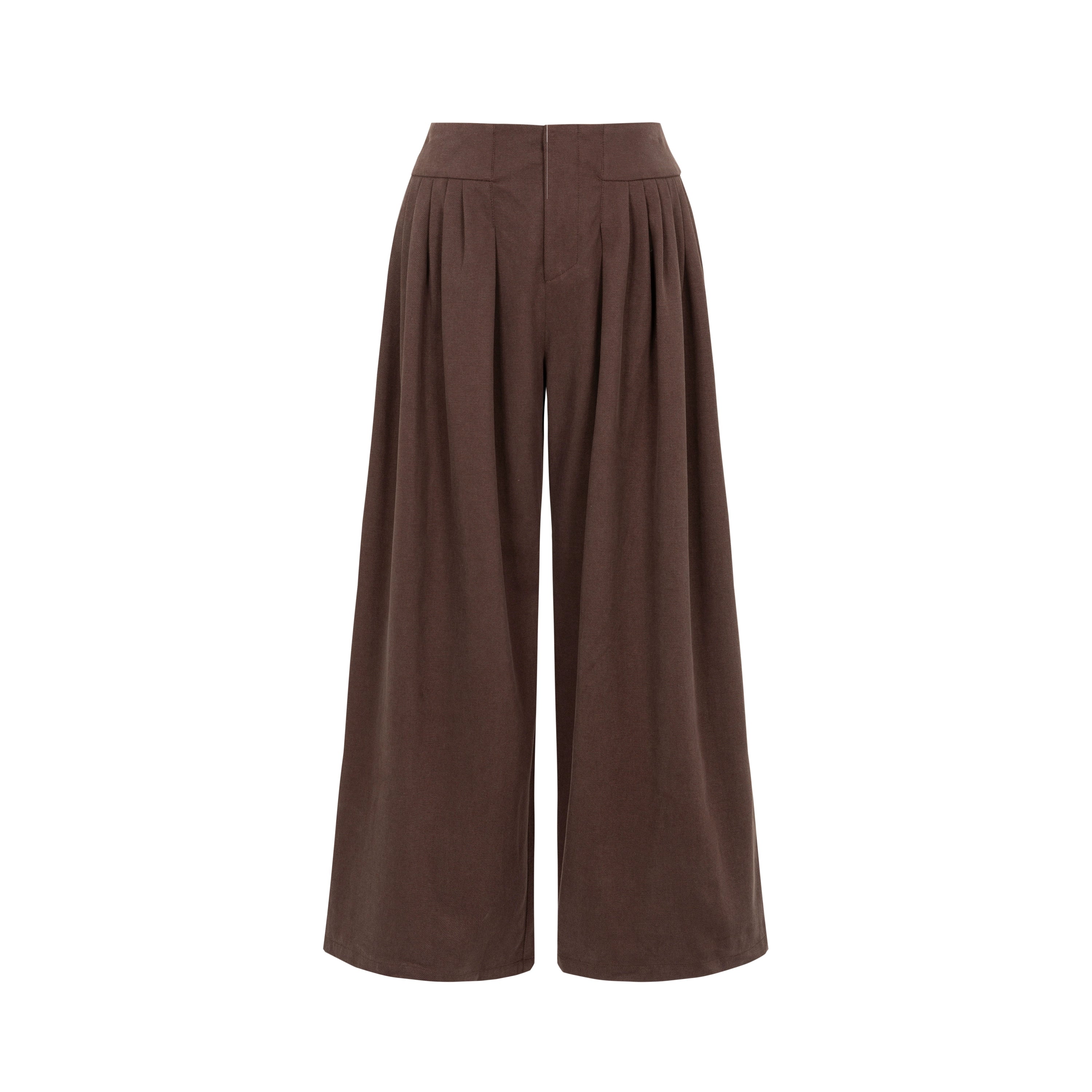 Dorydory_Tencel_Cotton_Wide_Leg_Trousers_With_Tuck_Pleats_MISSTT