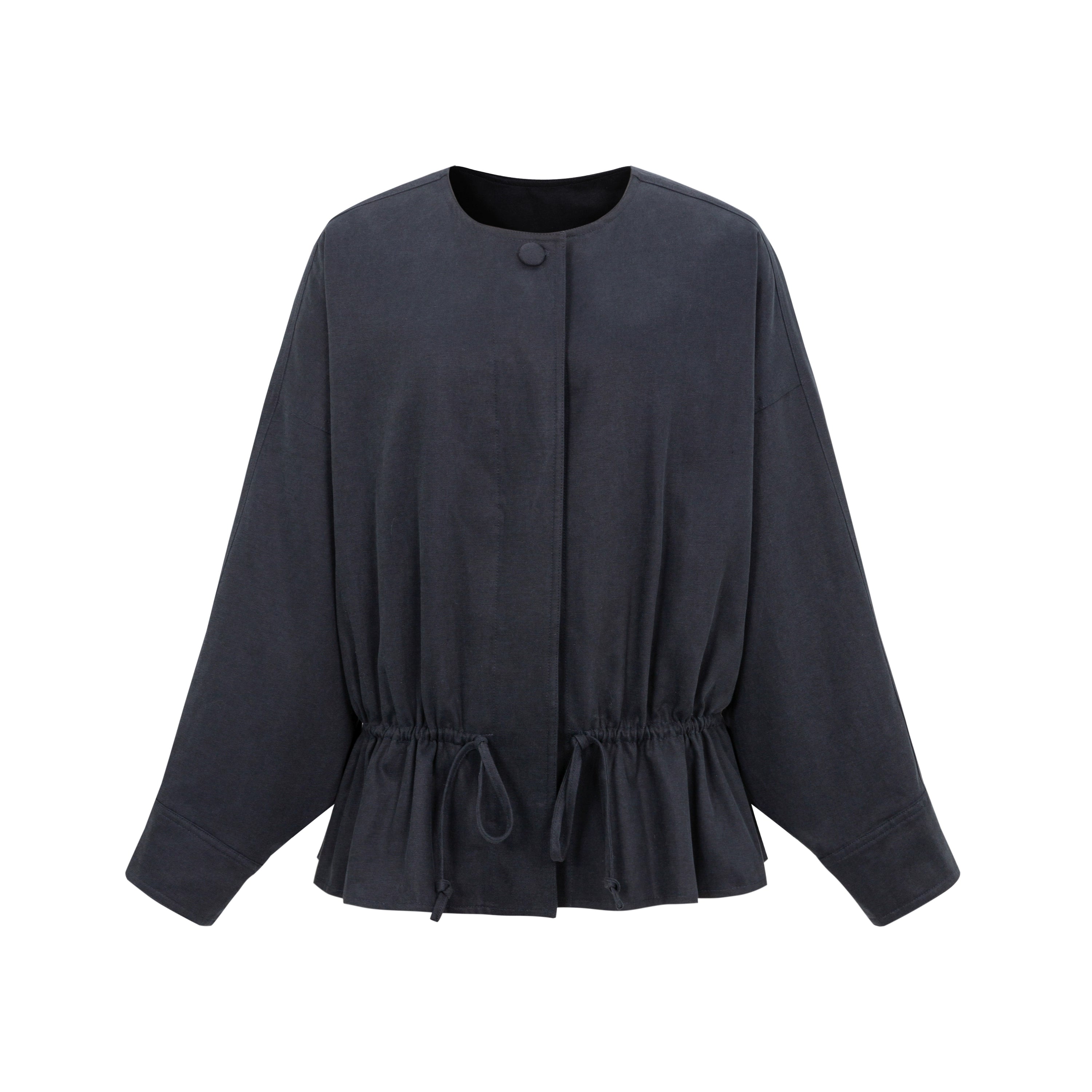 Dorydory_Textured_Hem_Short_Trench_Coat_MISSTT