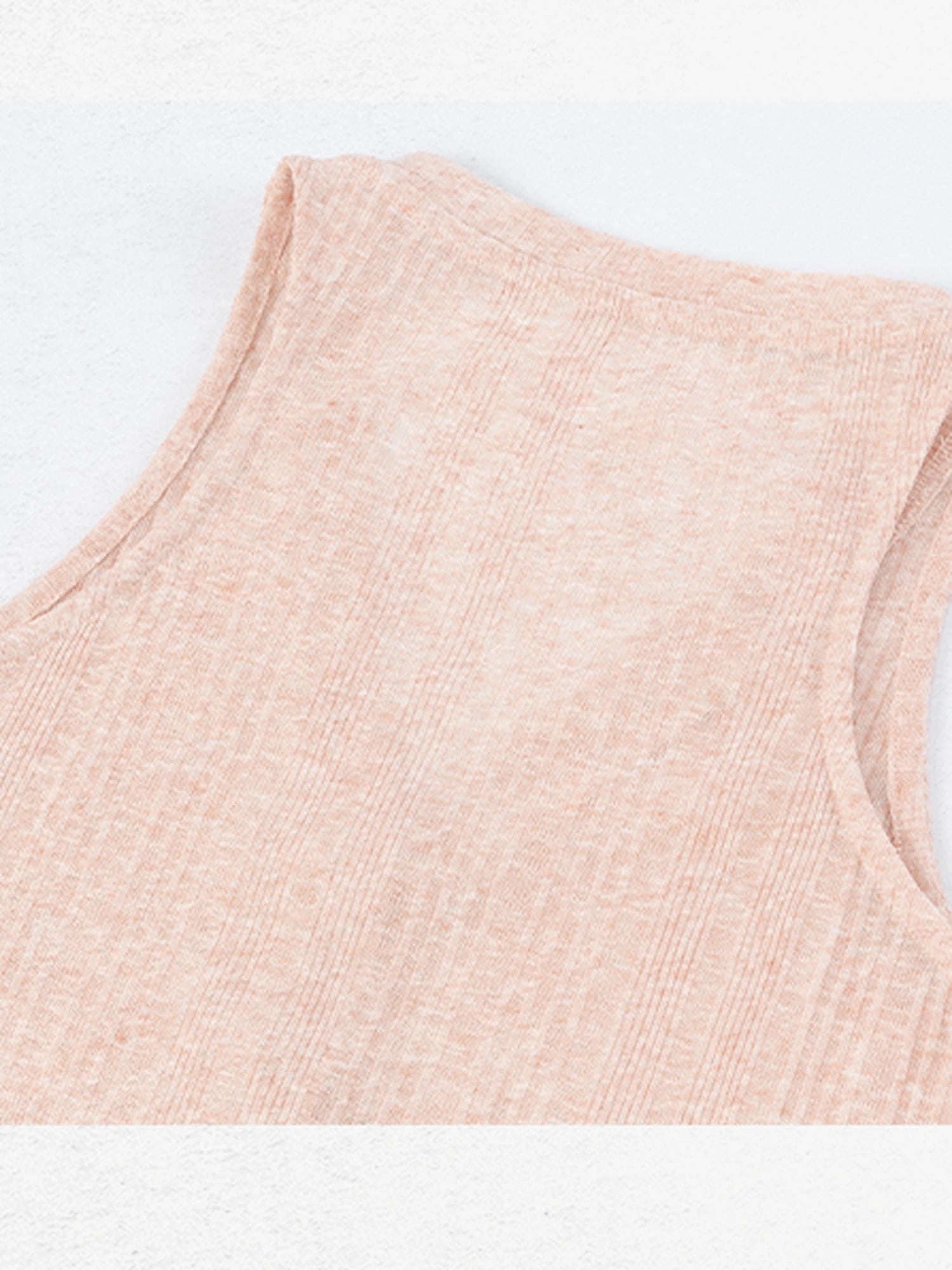 V-Neck Striped Textured Camisole Top