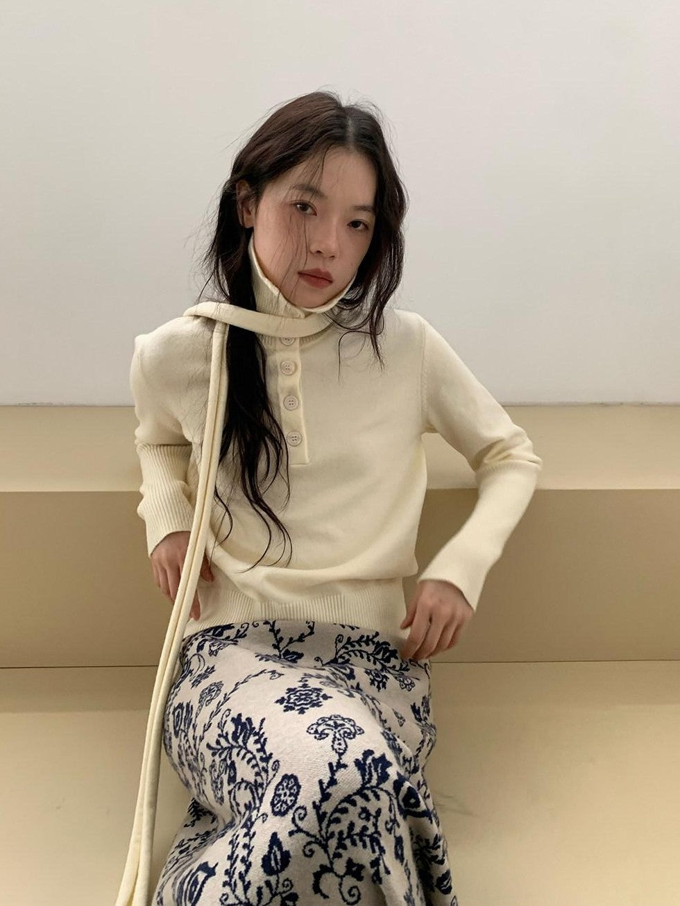 Dorydory Versatile Turtleneck Knit Pullover Women&