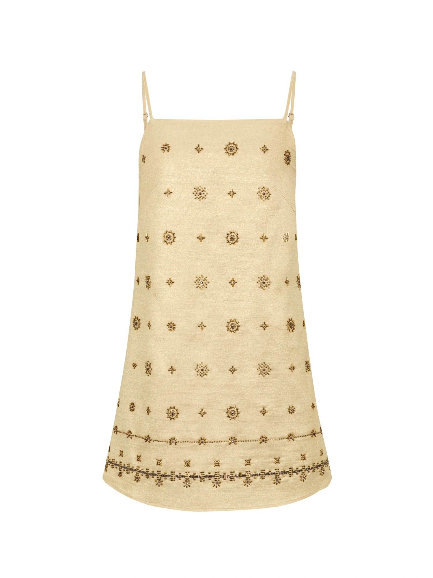 Vintage Beaded One Shoulder Midi Dress V-neck Beach Holiday