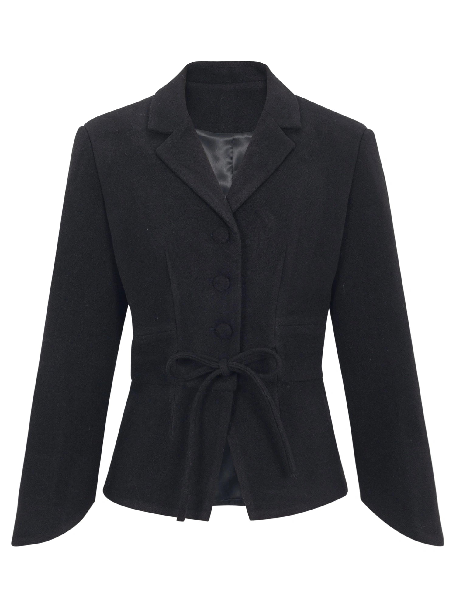 Vintage Dory Dory Lace Up Waist Cropped Blazer