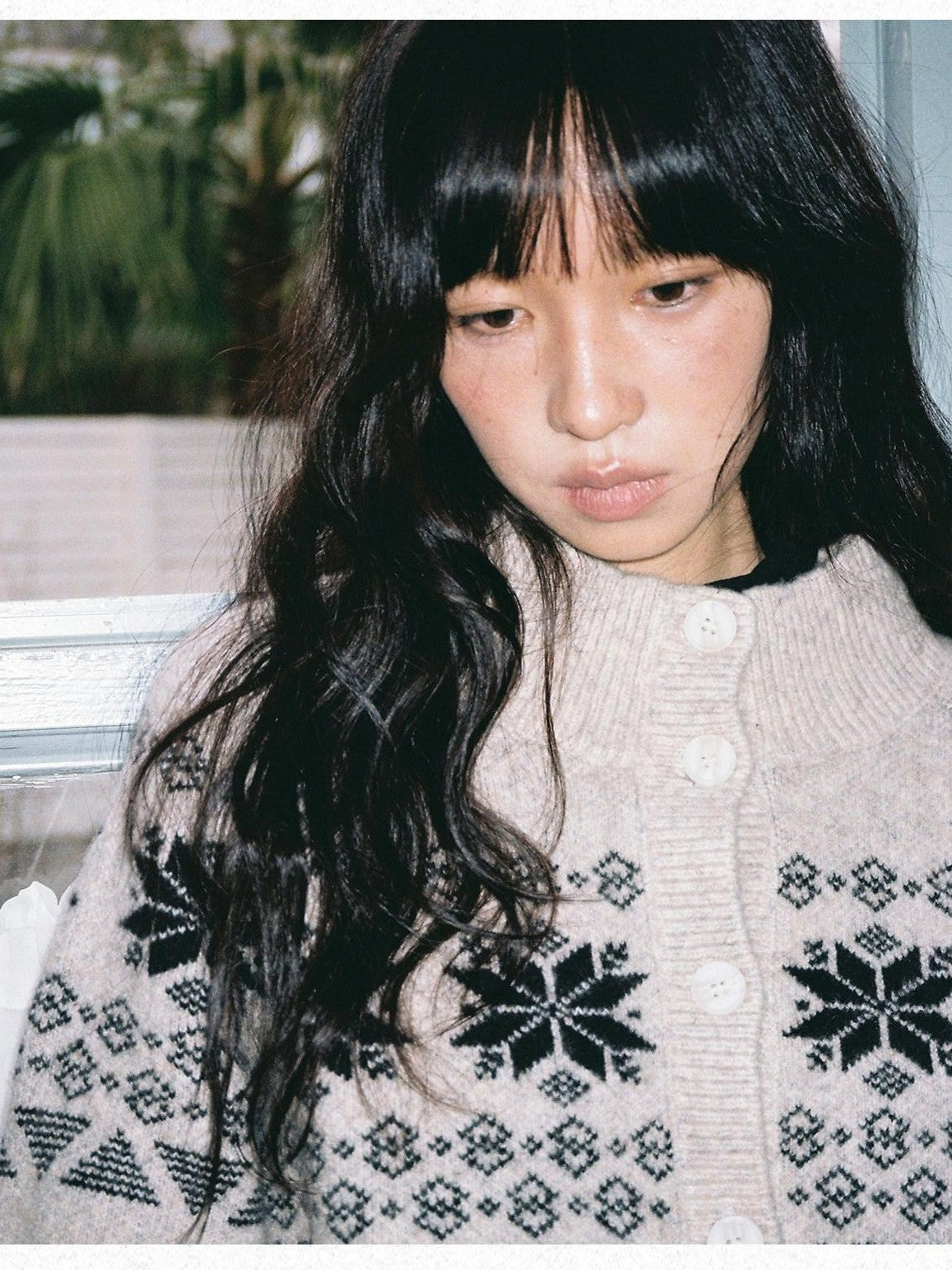 Dorydory Vintage Fair Isle Icelandic Jacquard Snowflake Women&