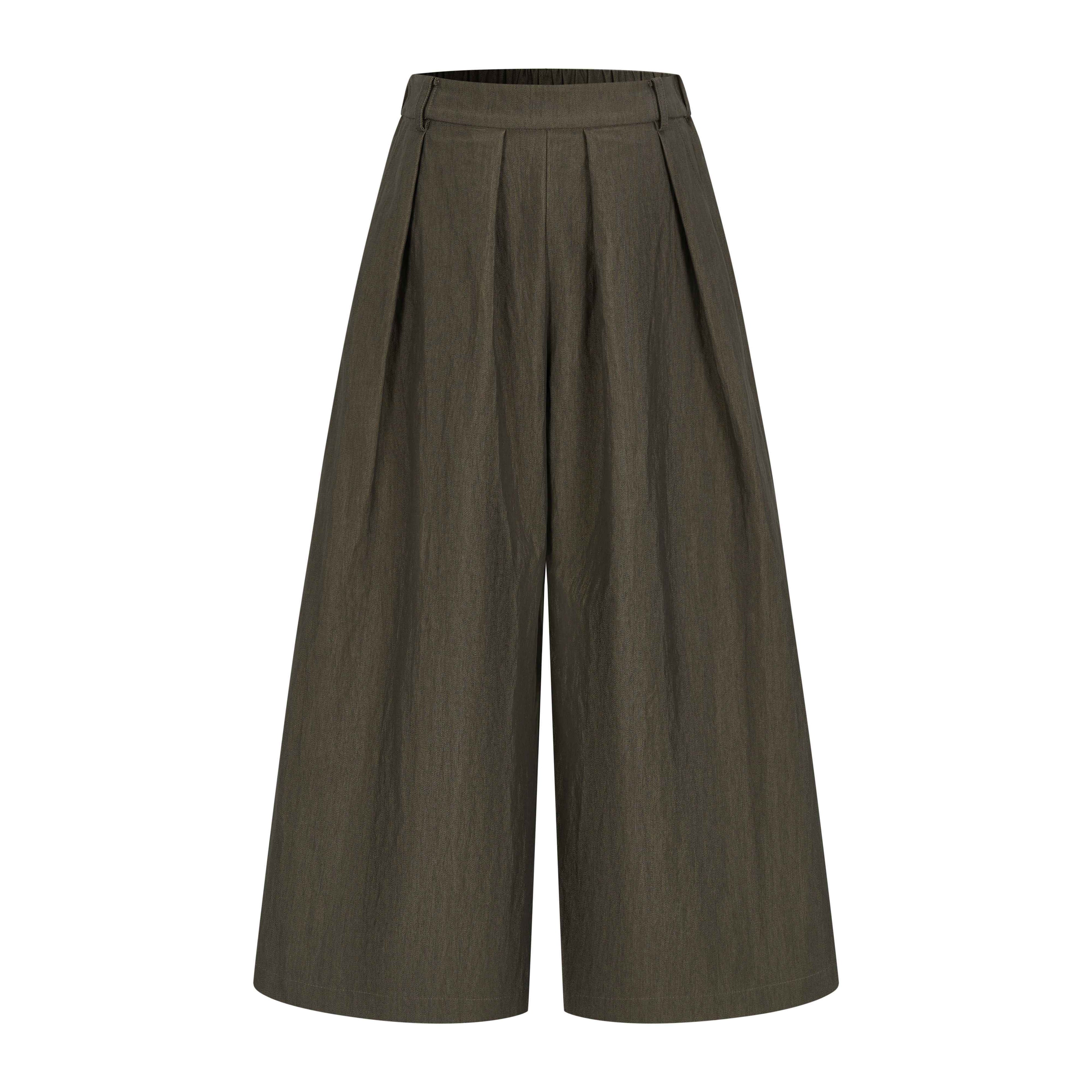 Dorydory_Vintage_Pleated_A_Line_High_Waist_Women&