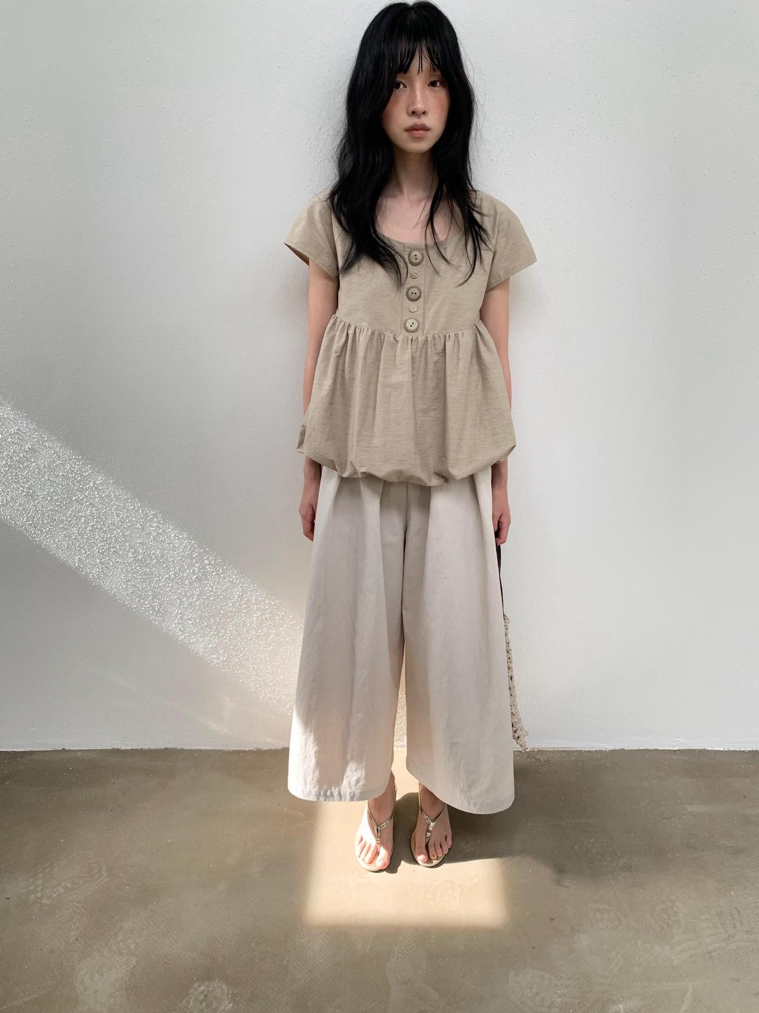 Dorydory Vintage Pleated A Line High Waist Women&