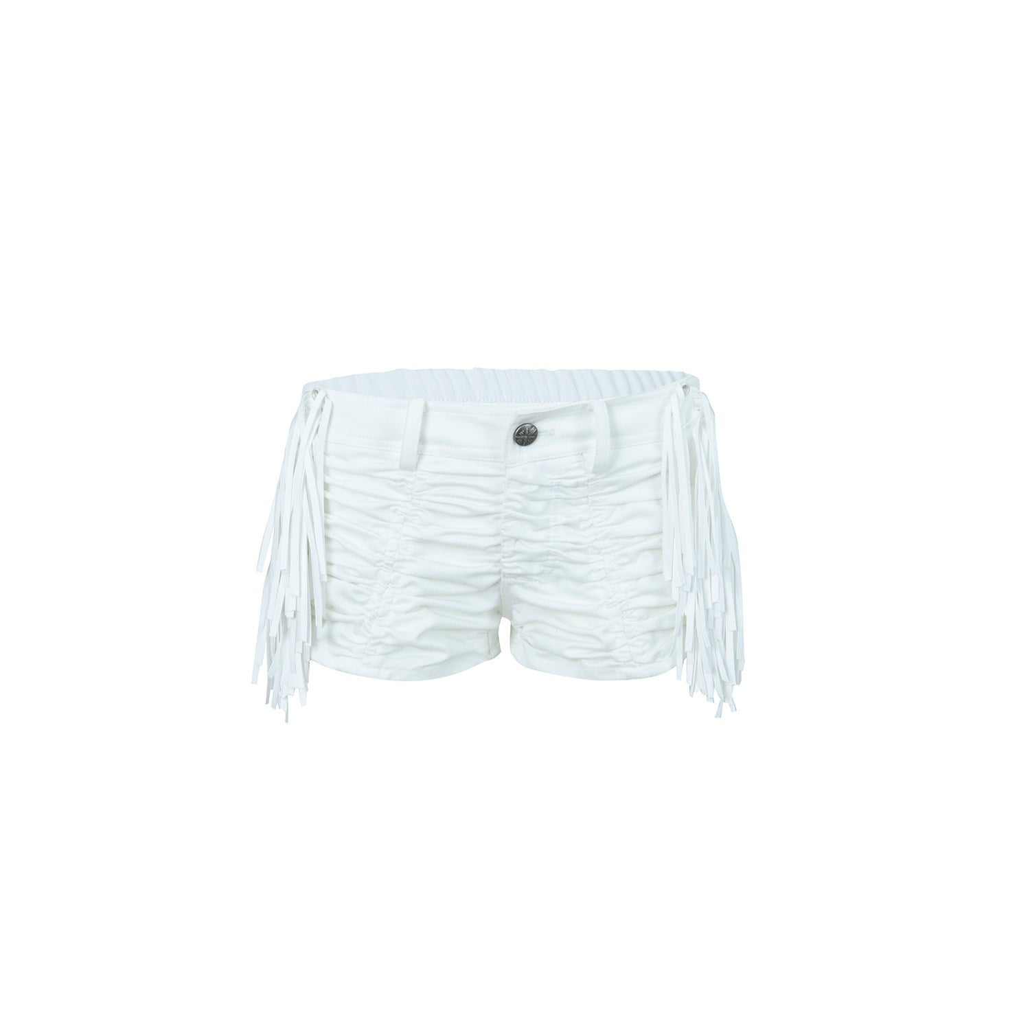 DoublePunch_Detachable_Tassel_Shirred_Low_Waist_Women&