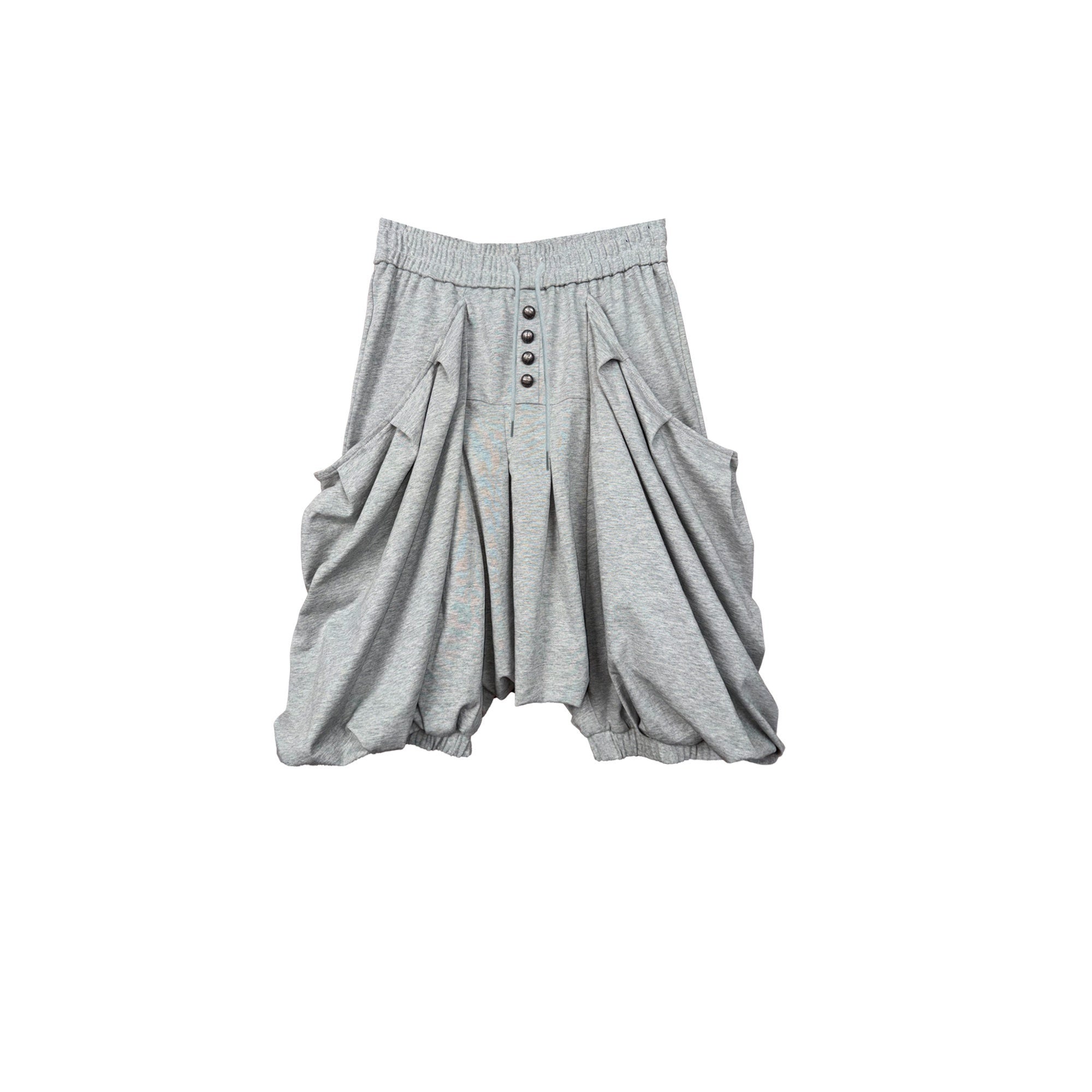 DoublePunch_Heather_Gray_Harem_Lantern_Pocket_Women&