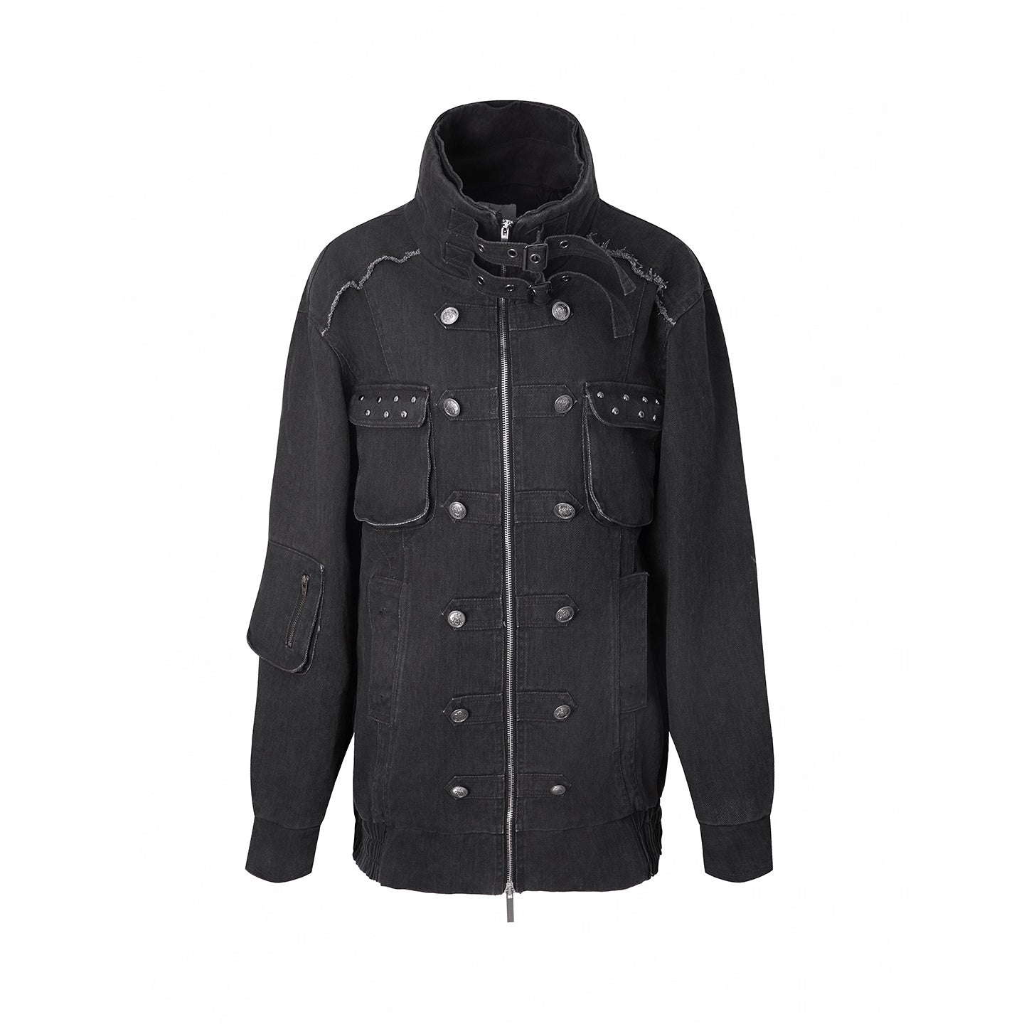 DoublePunch_Insulated_Utility_Loose_Fit_Drop_Shoulder_Cotton_Mid_Length_Women_Jacket_MISSTT