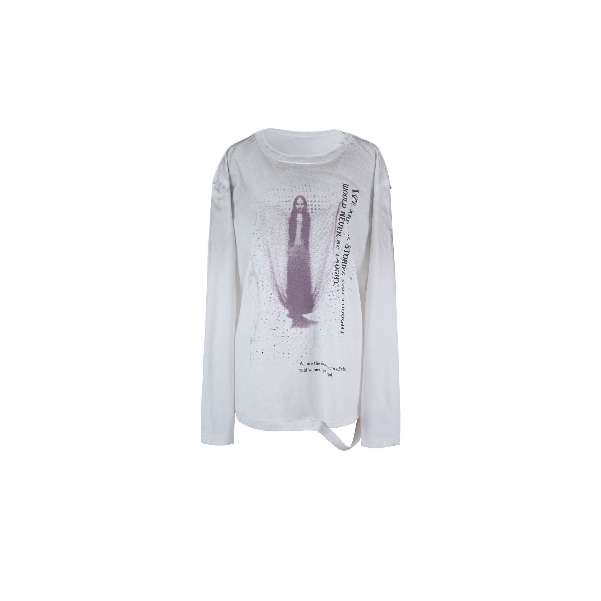 DoublePunch_Retro_Maroon_Distressed_Handpainted_Print_Women&
