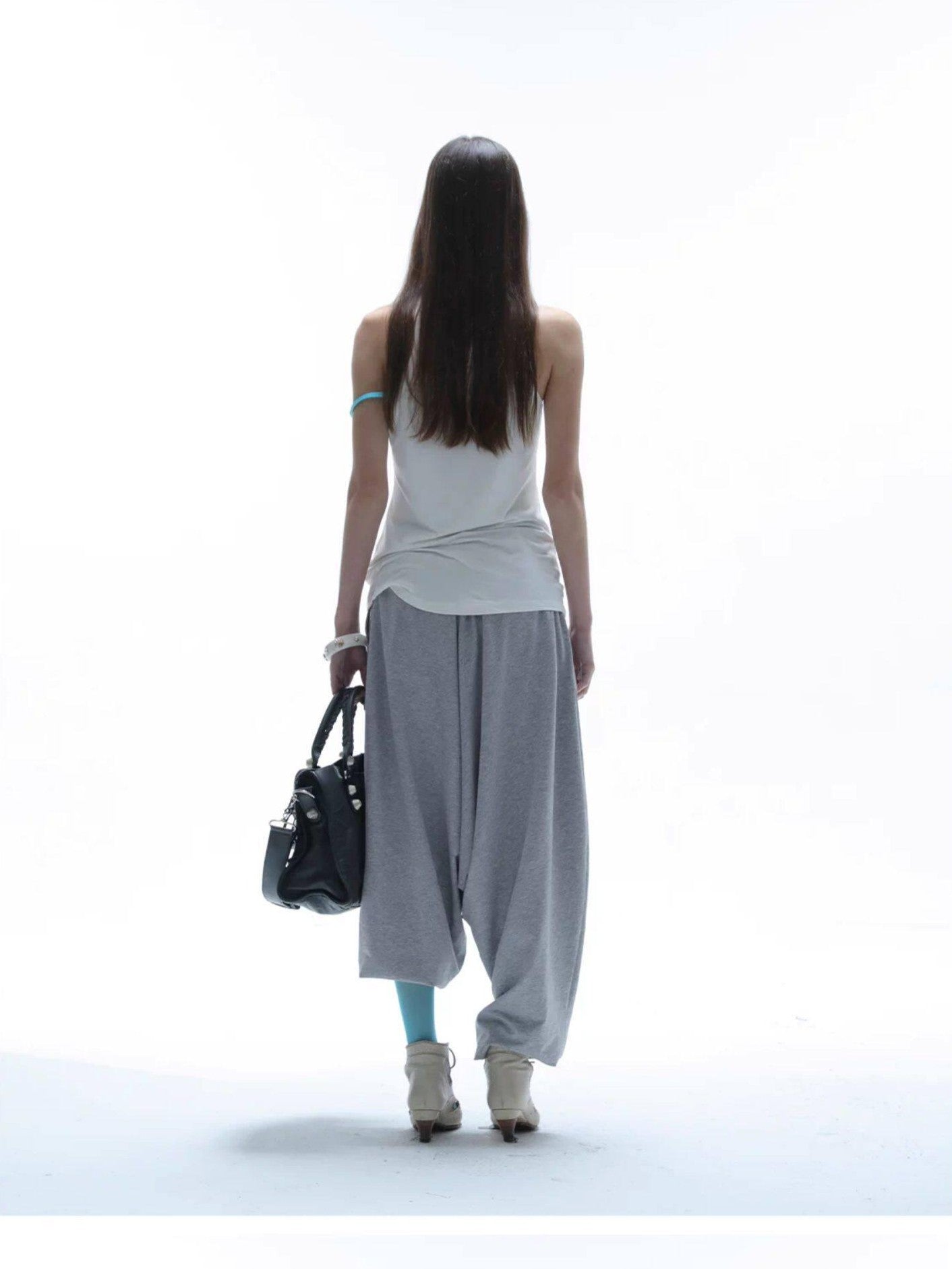 DoublePunch Vintage Equestrian Low Crotch Knit Structured Women&