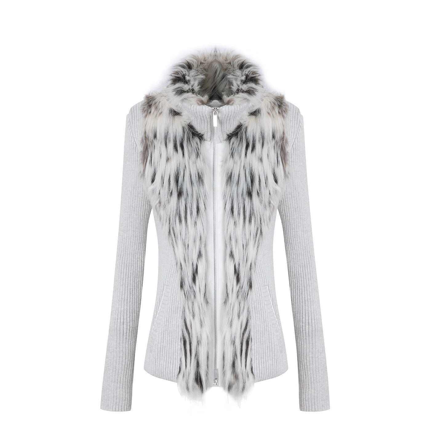 DoublePunch_Warm_Cotton_Padded_Vintage_Cinched_Waist_Zip_Fur_Collar_Cropped_Women_Jacket_MISSTT