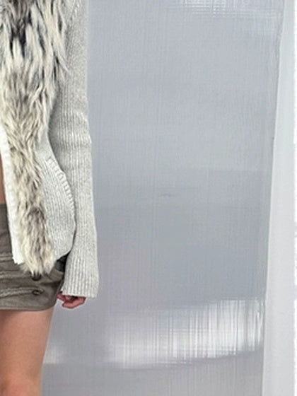 DoublePunch Warm Cotton Padded Vintage Cinched Waist Zip Fur Collar Cropped Women Jacket