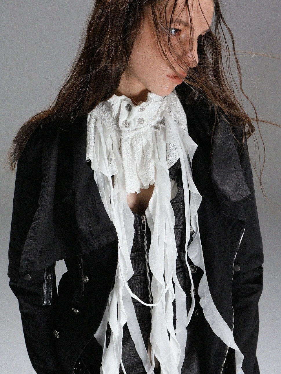 DoublePunch_need_upload Soft Lightweight Casual Polyester Lined Solid White Women Accessories