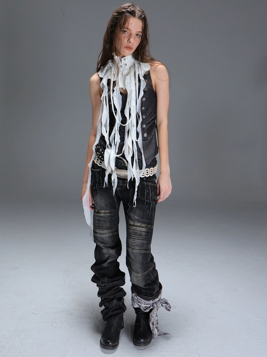 DoublePunch_need_upload Soft Lightweight Casual Polyester Lined Solid White Women Accessories