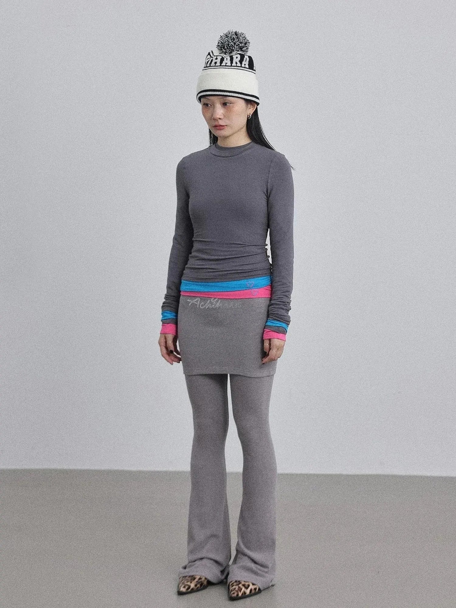 Double Hem Color Block Tee