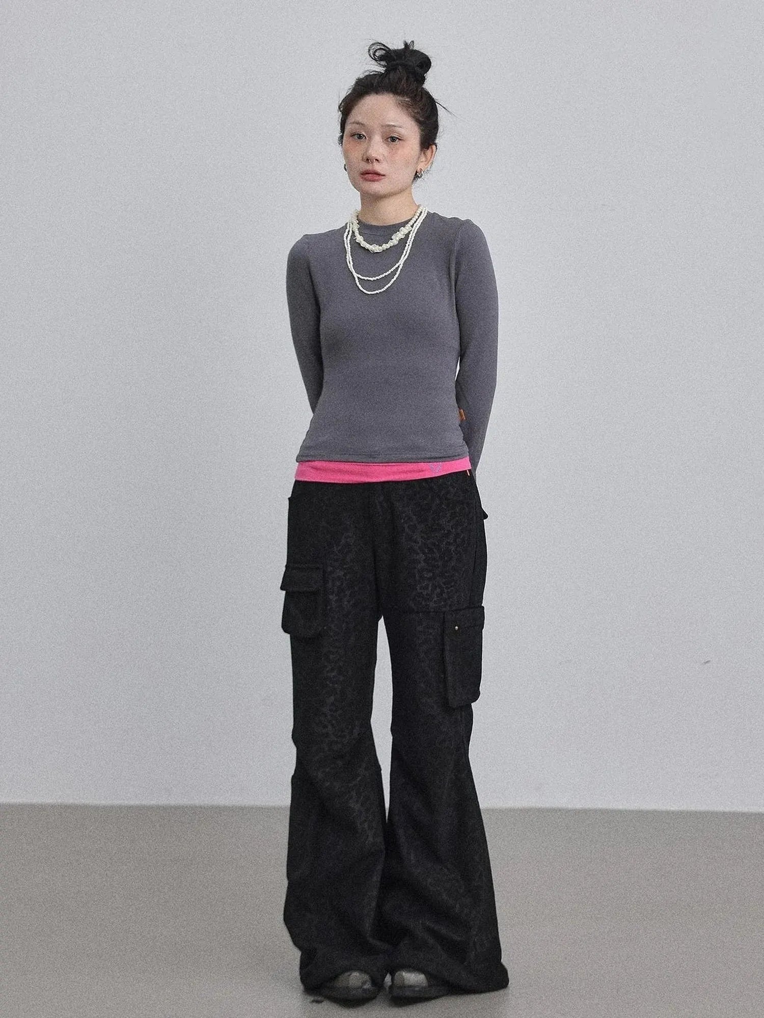Double Hem Color Block Tee