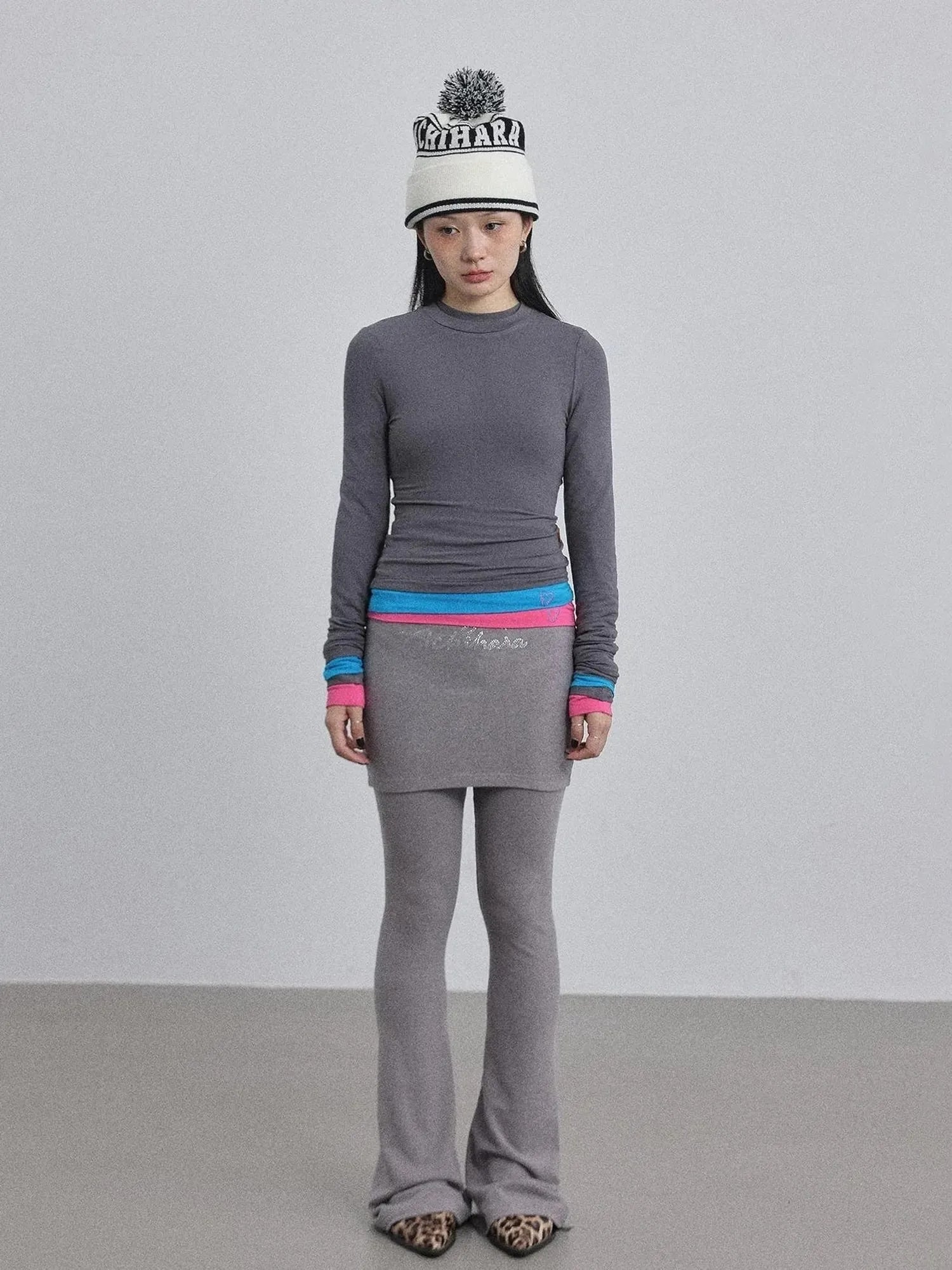 Double Hem Color Block Tee