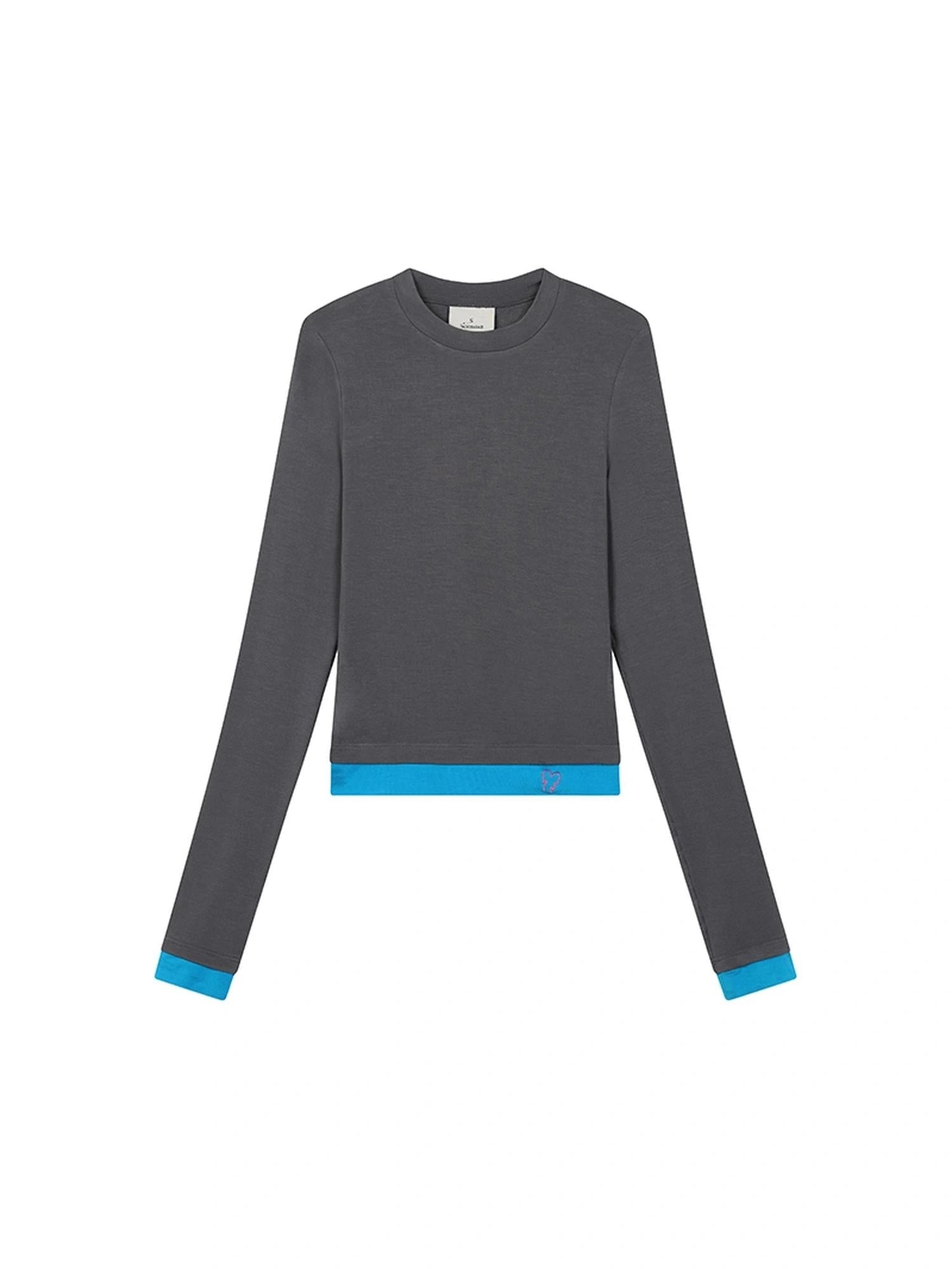 Double Hem Color Block Tee