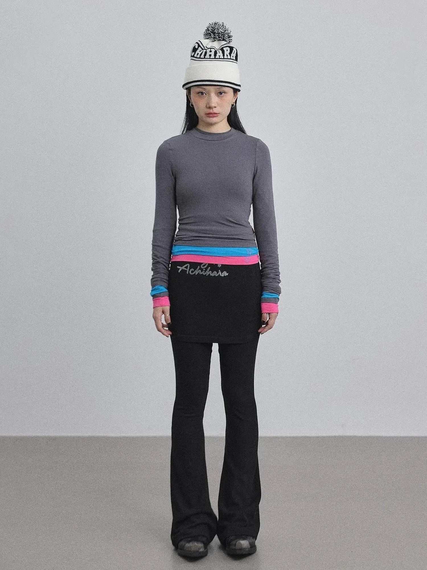 Double Hem Color Block Tee
