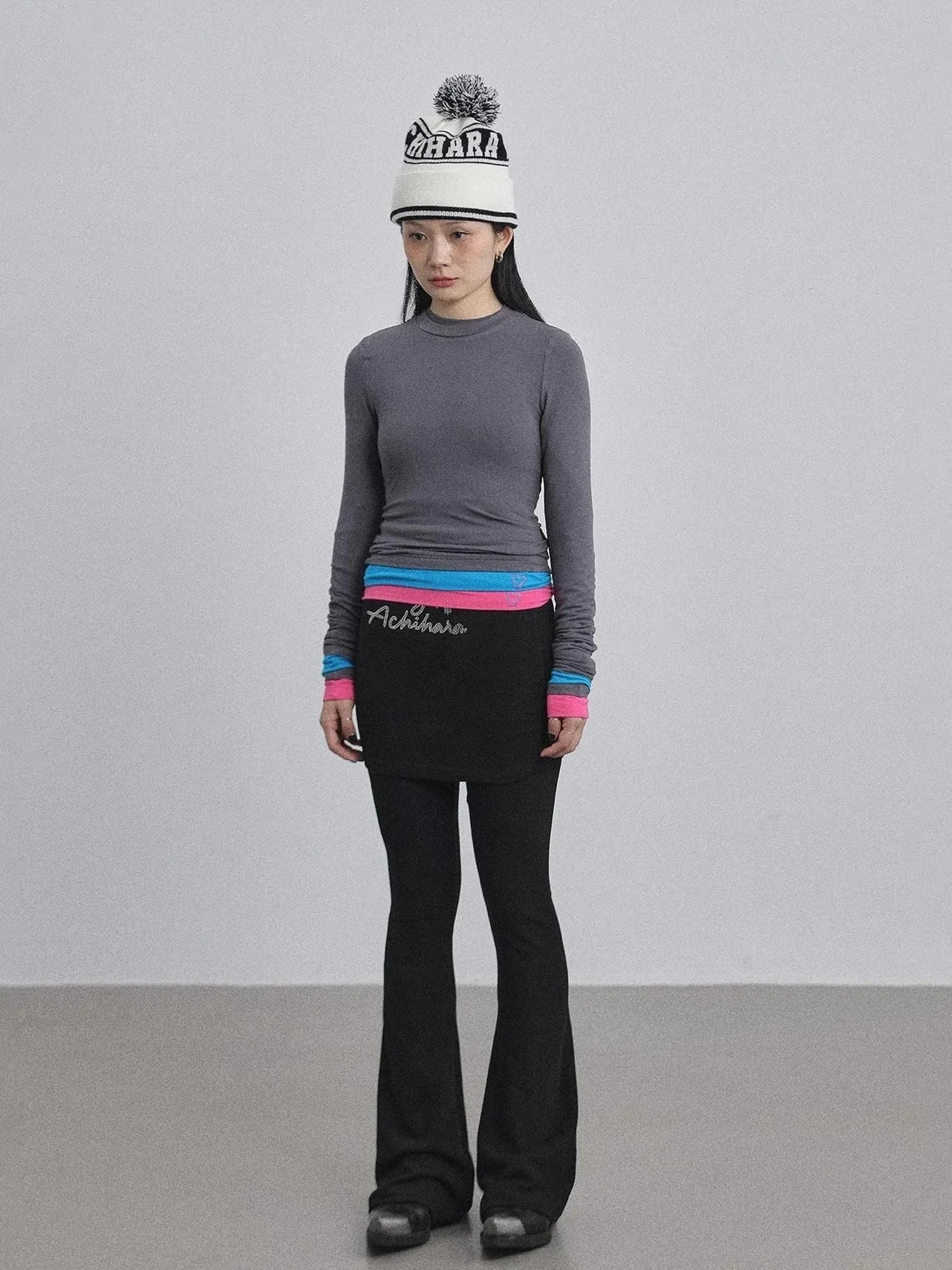 Double Hem Color Block Tee