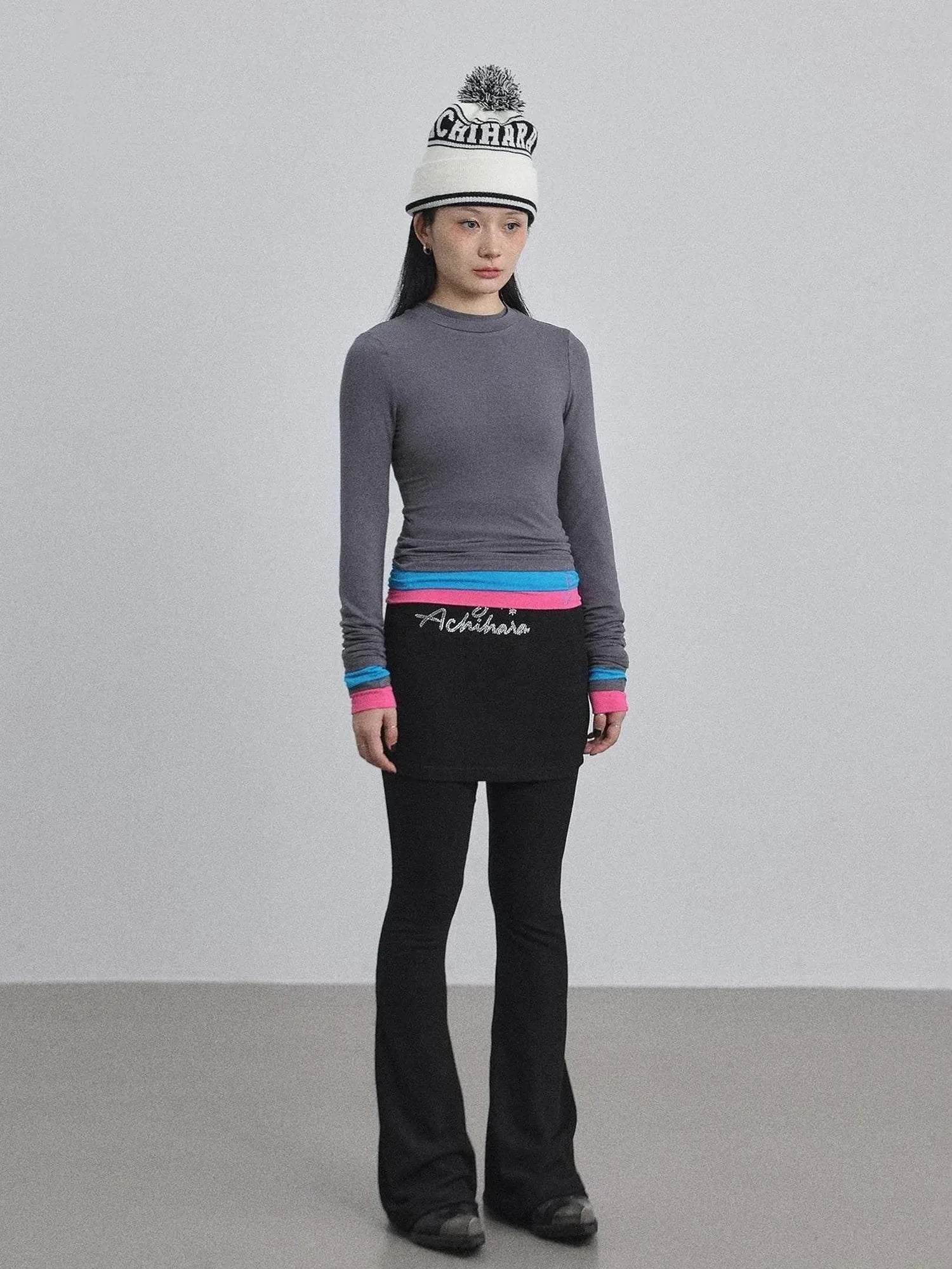 Double Hem Color Block Tee