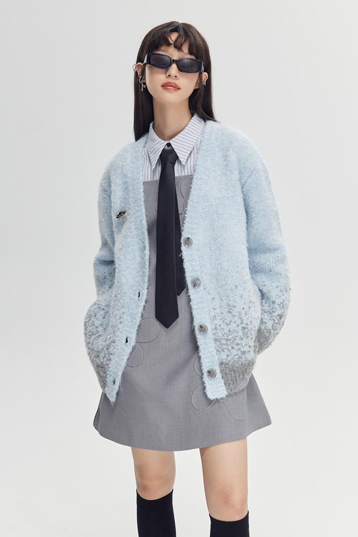 Elegant Asymmetrical Button Waist Shirt