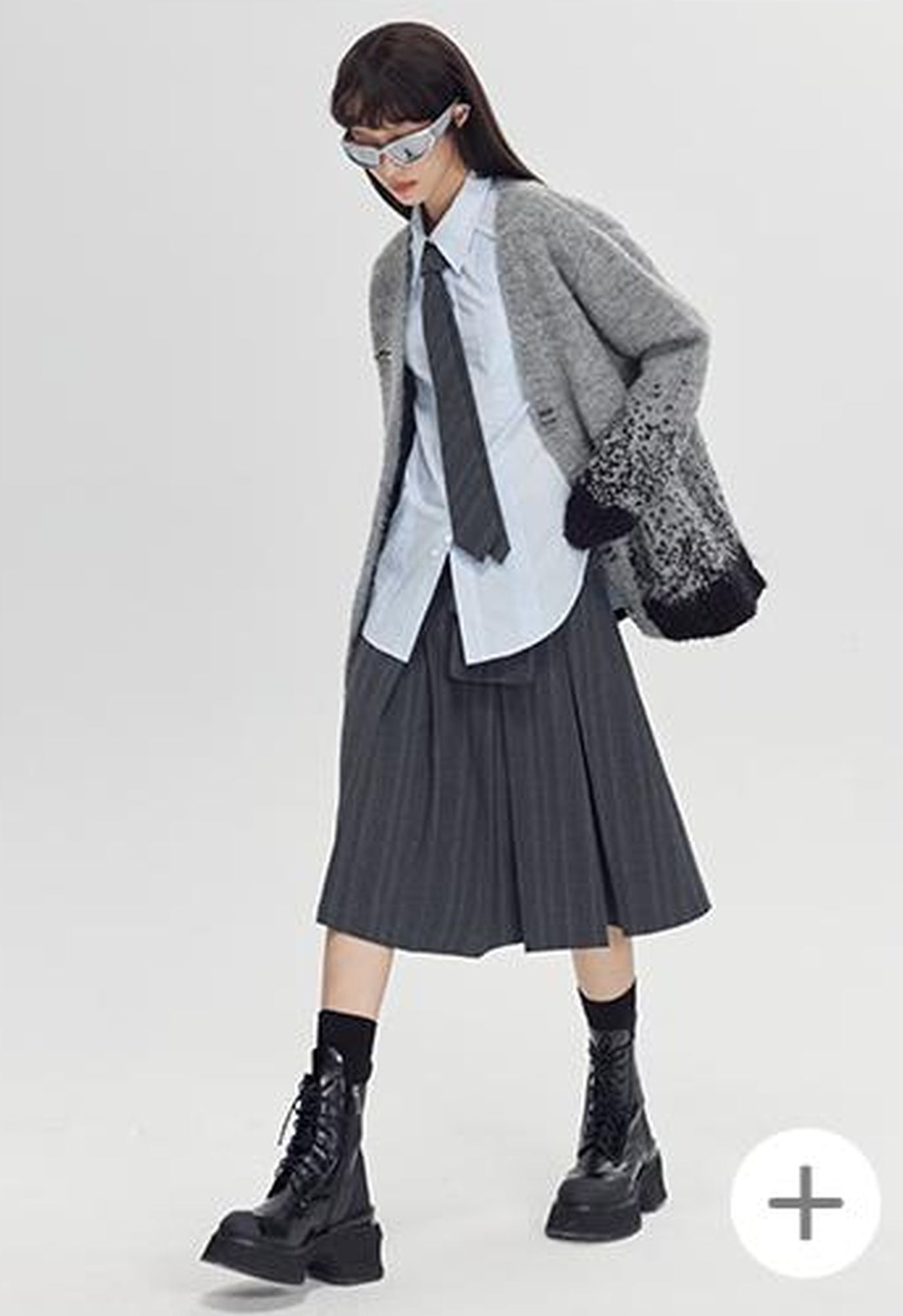 Elegant Asymmetrical Button Waist Shirt