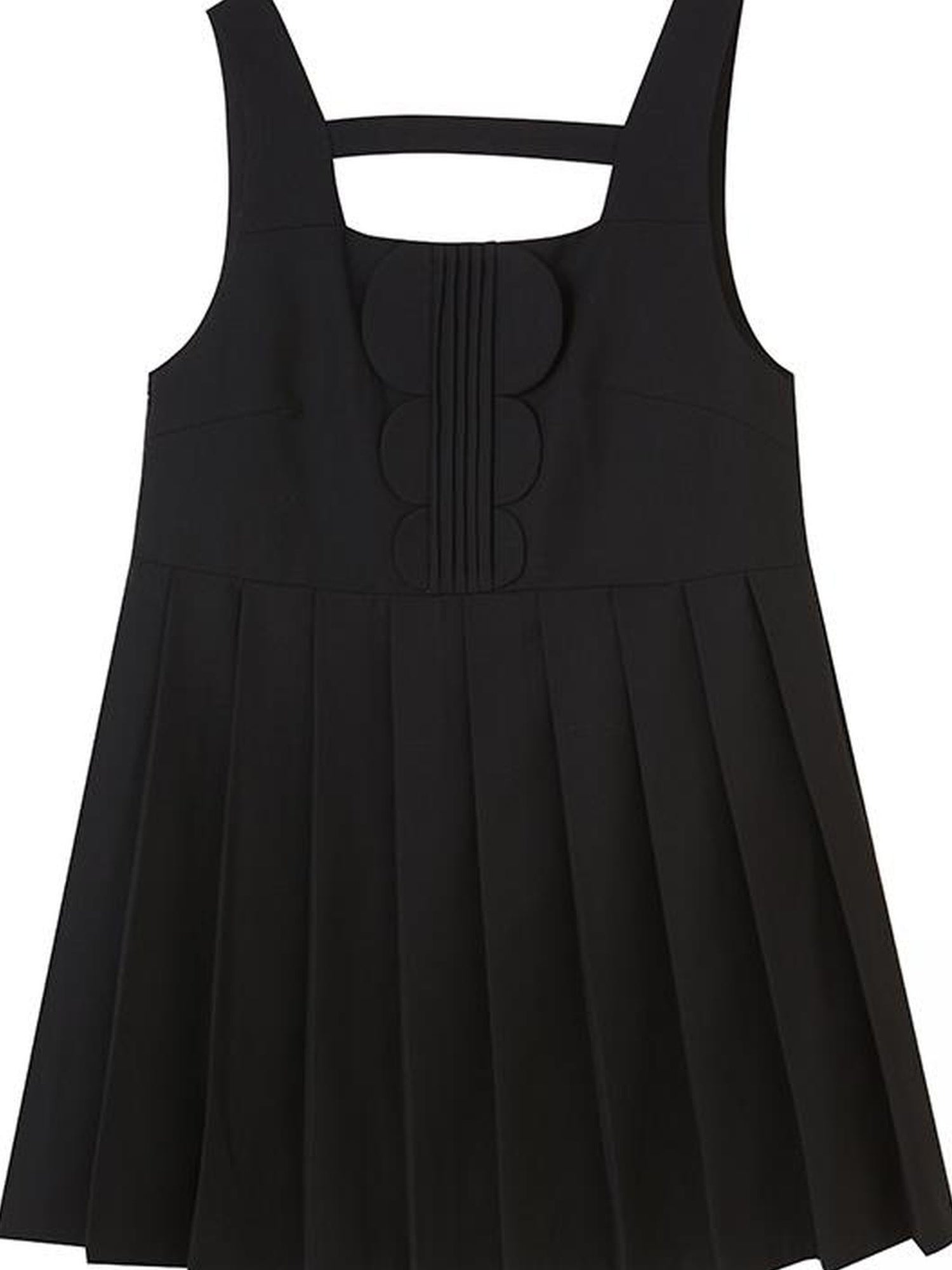 DIDDI MODA Elegant Hollow Out A Line Mini Dress