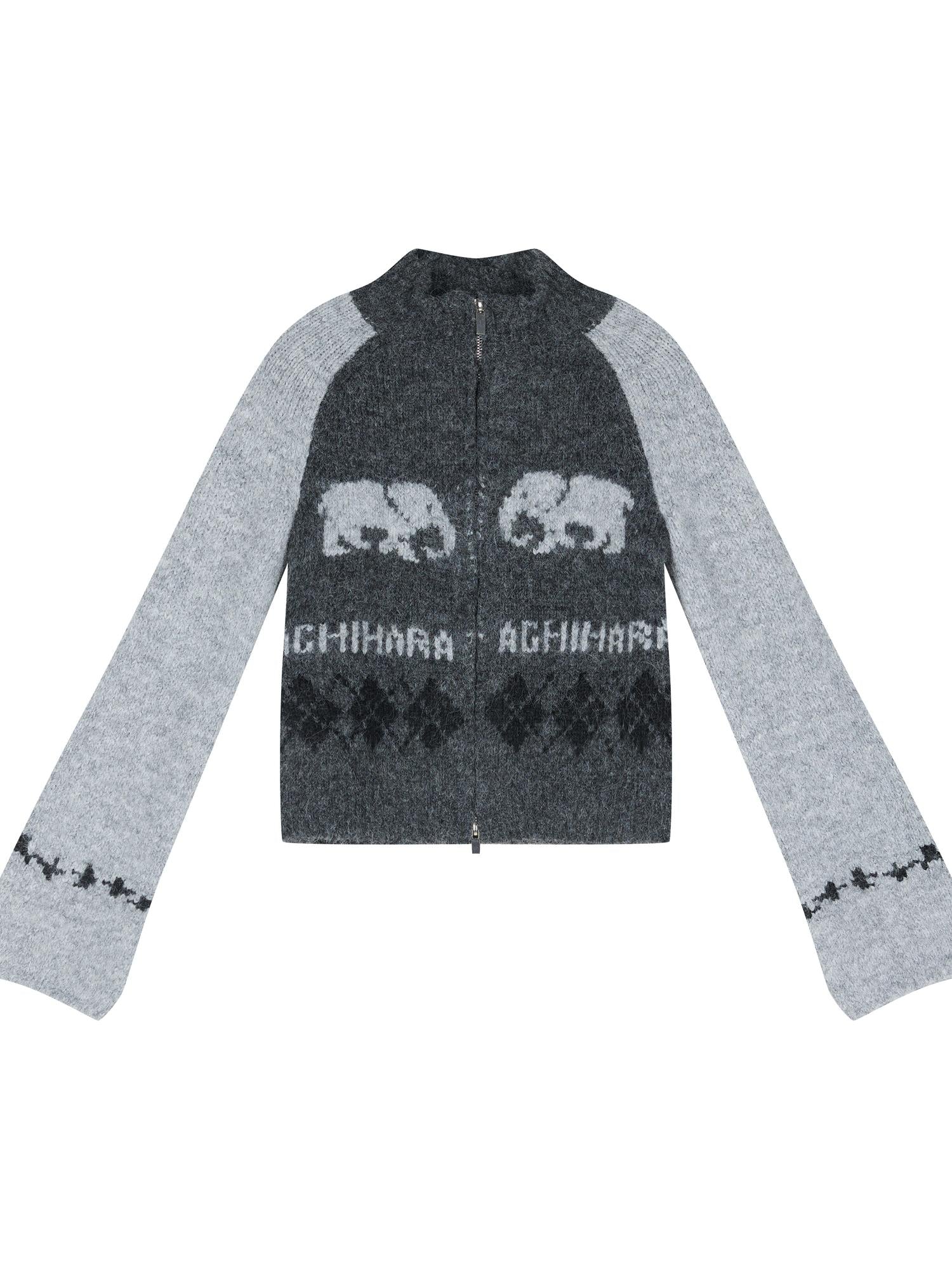 Achihara Babar Story Alpaca Knit Sweater