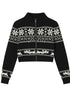 Emo Xmas Deer Knit Cardigan