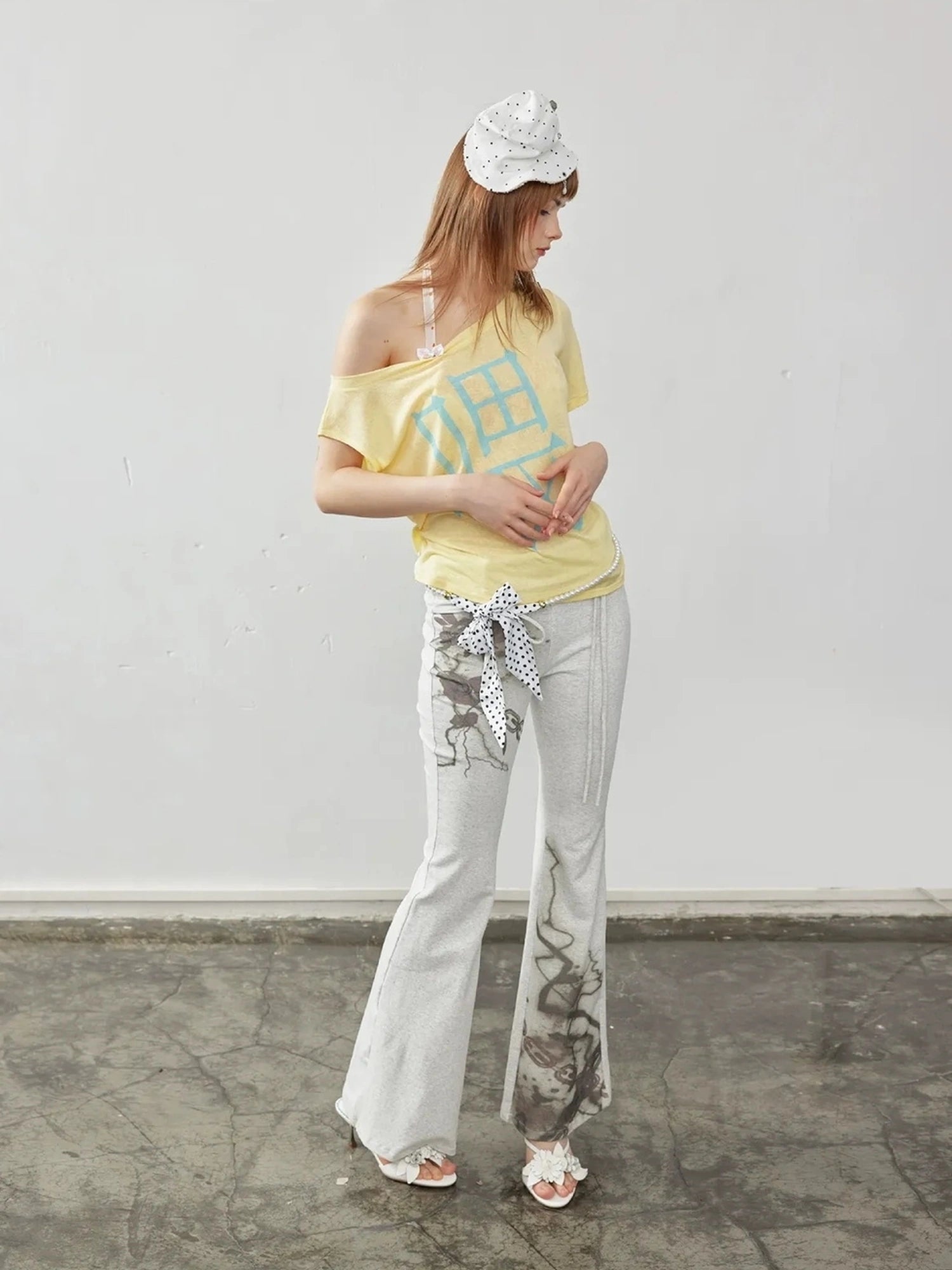 Emoha Off Shoulder Y2k Slim Fit Crop Top