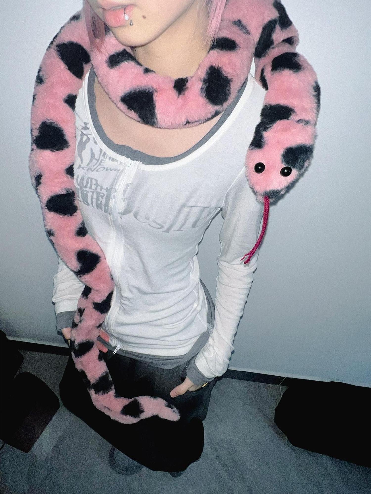 Emoha Transformable Pink Heart Snake Doll Women&