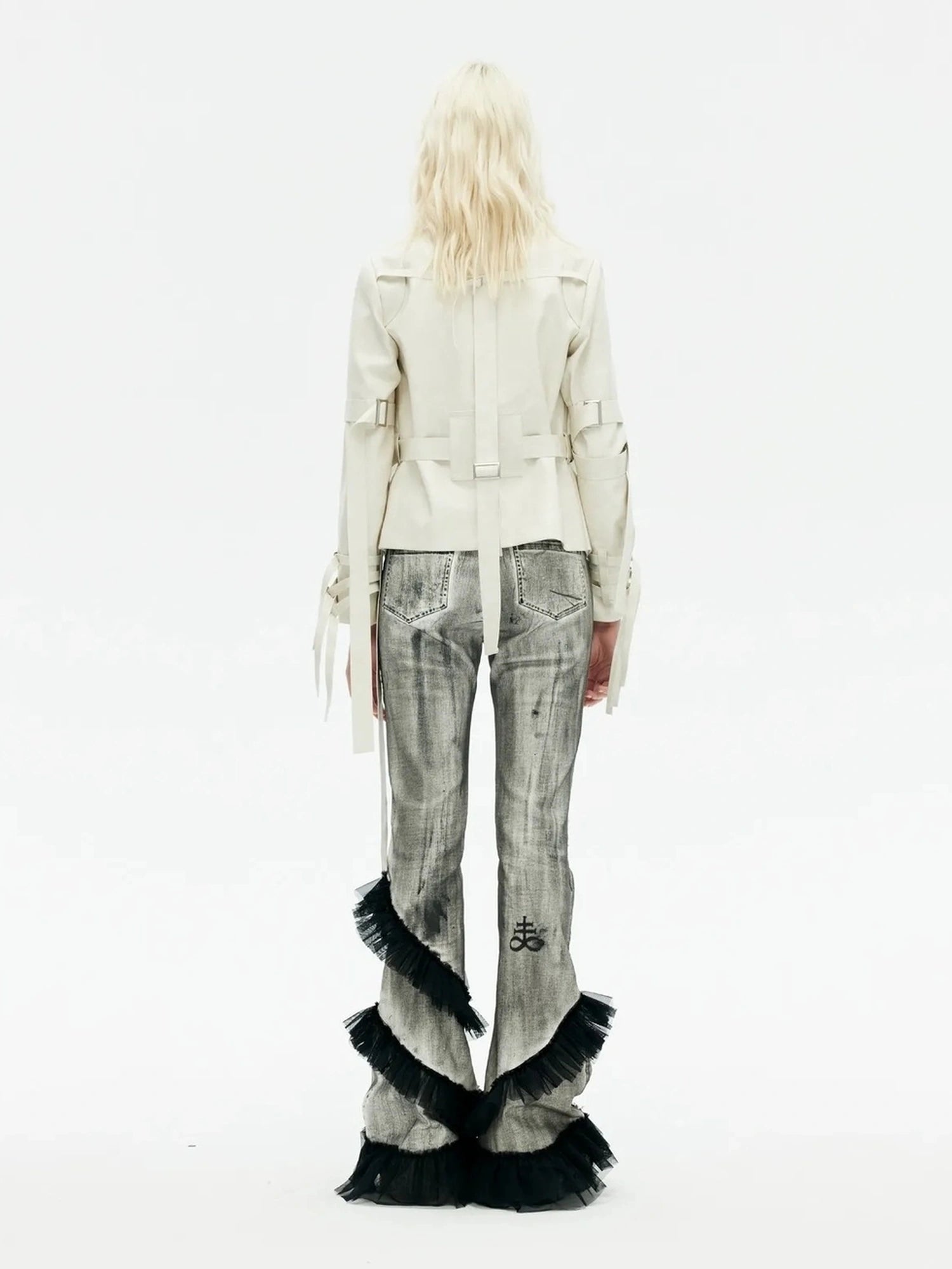 Emoha Vintage Lace Punk Denim