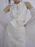 Ethereal White Detachable Cheongsam