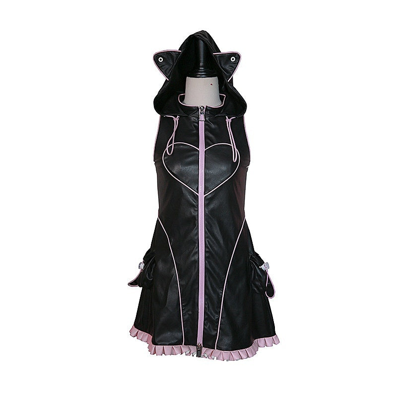 Evil_Tooth_Cyber_Biker_Cat_Ear_Hooded_Slim_Vest_Women&
